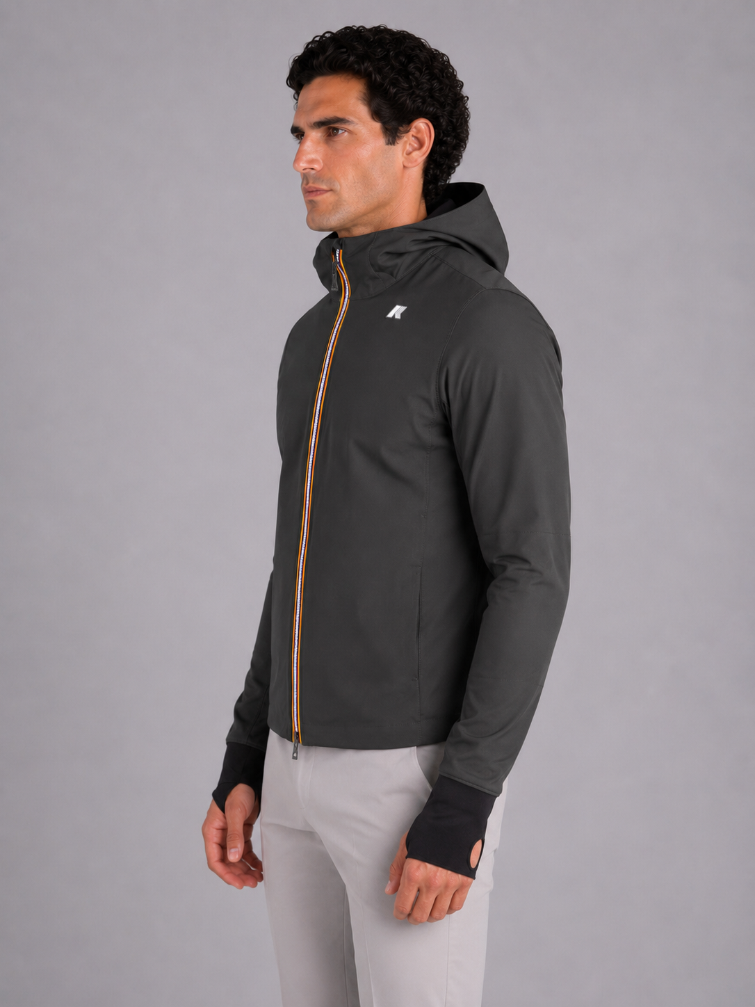 GIUBBINO JACKO BONDED BLACK - BLUE DEPTH