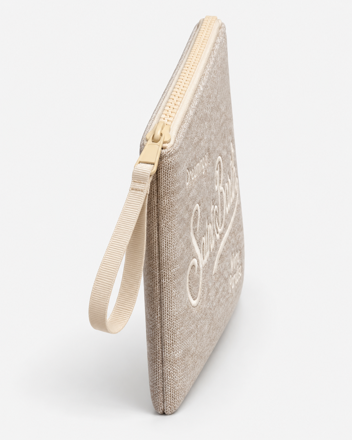MC2 Saint Barth Pochette Donna Aline Wool Beige