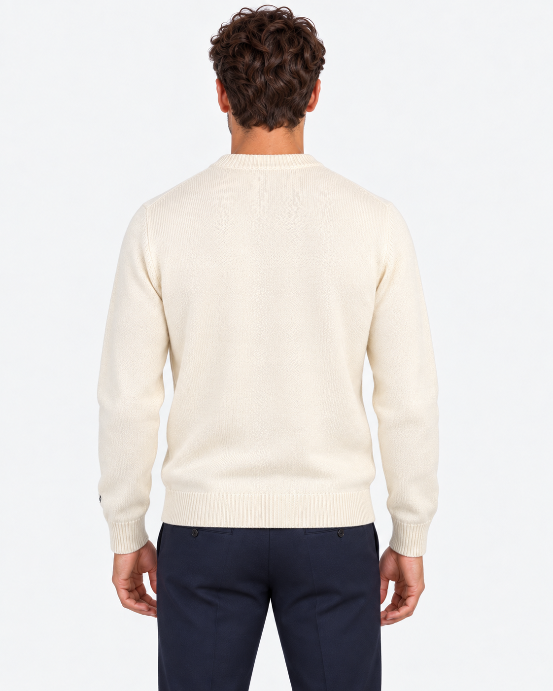 MC2 Saint Barth Maglia Uomo Sugar Teddy Panna