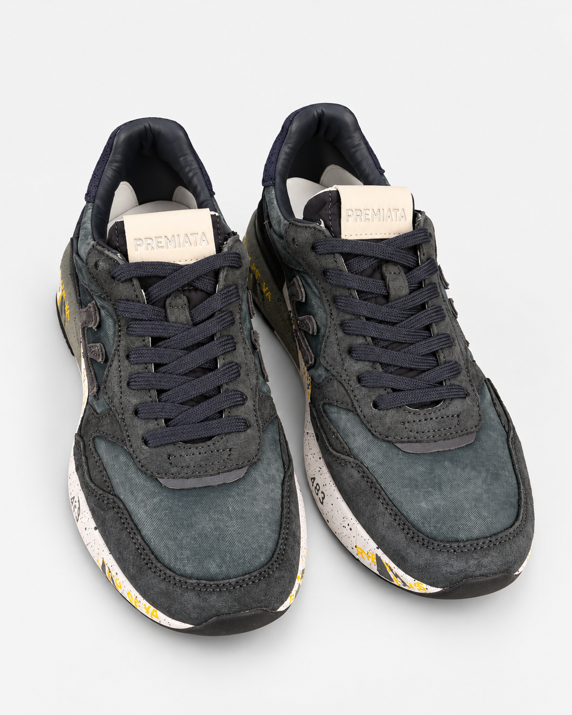 Premiata Mick 0.1 8448 Sneakers Uomo Blu Navy