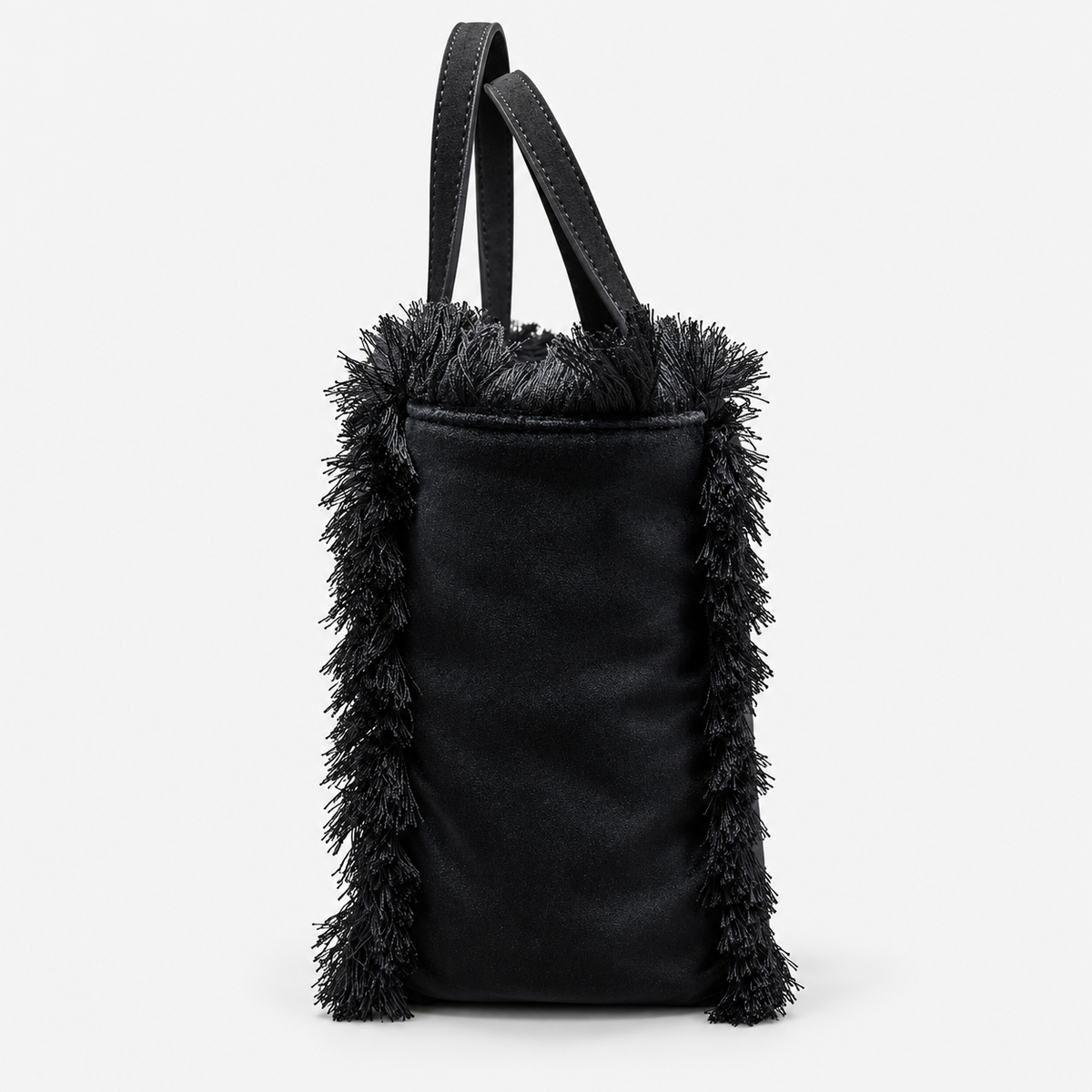 MC2 Saint Barth Borsa Donna Colette in Velluto Liscio Nero
