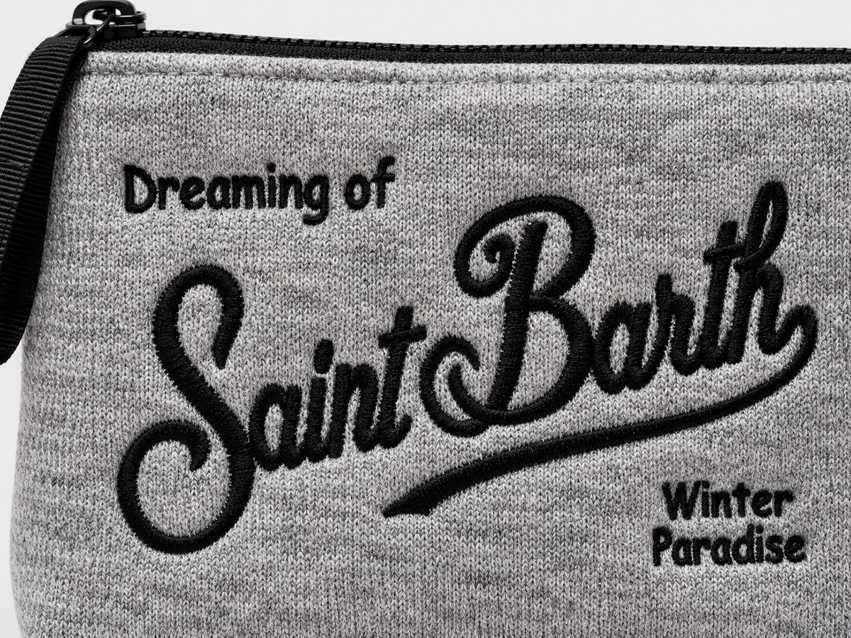 MC2 Saint Barth Pochette Uomo Aline Wool Grigio Mélange