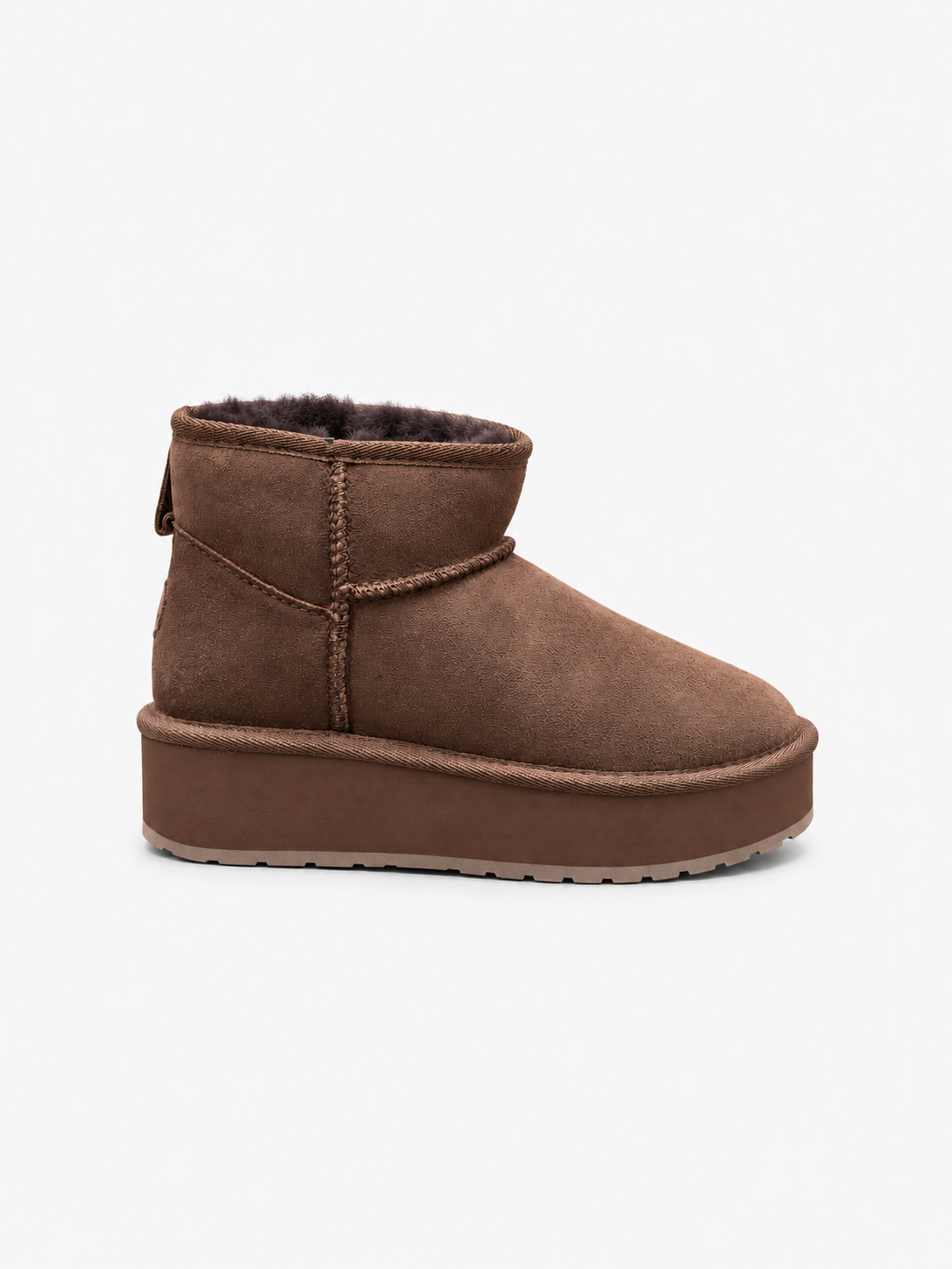 EMU Australia Stivaletti Donna Stinger Micro Flatform 2.0 Chocolate