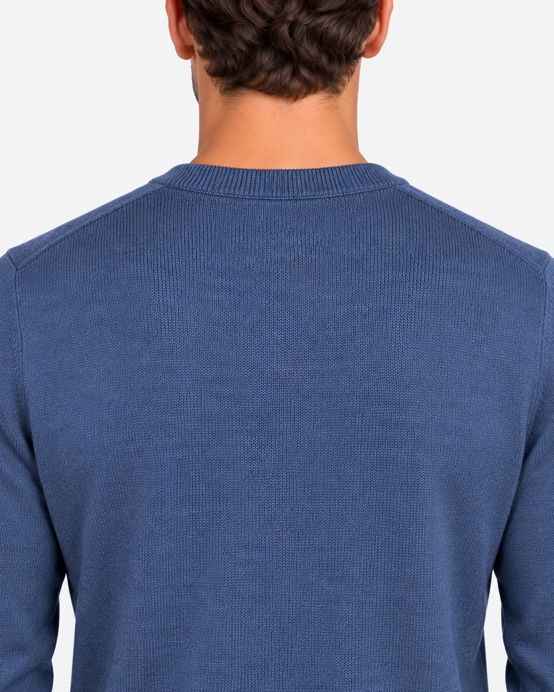 MC2 Saint Barth Maglia Uomo Night Blue in Lana Ultrafine
