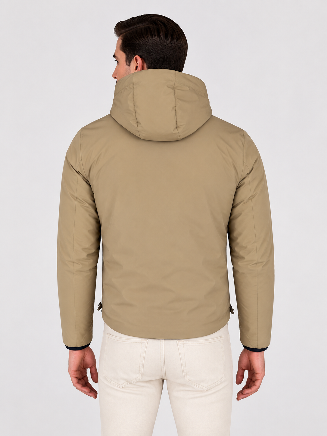 Giubbotto k-way uomo Jack St Warm Double reversibile green blackish - grey ash