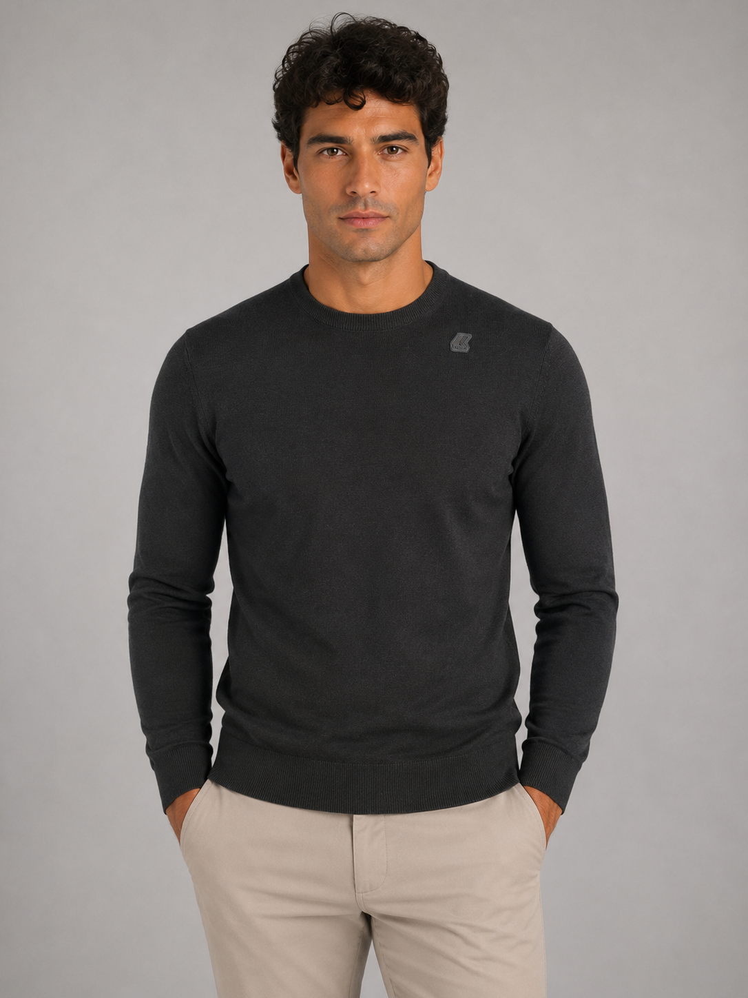 Maglia Sebastien merino black pure