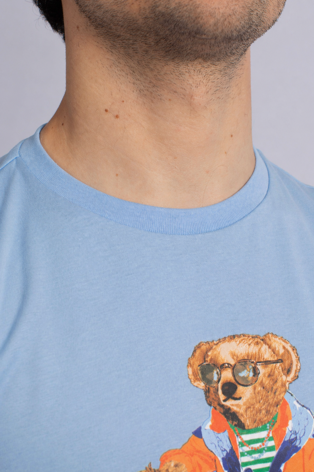 Maglietta Polo Bear jersey Classic-Fit light blue