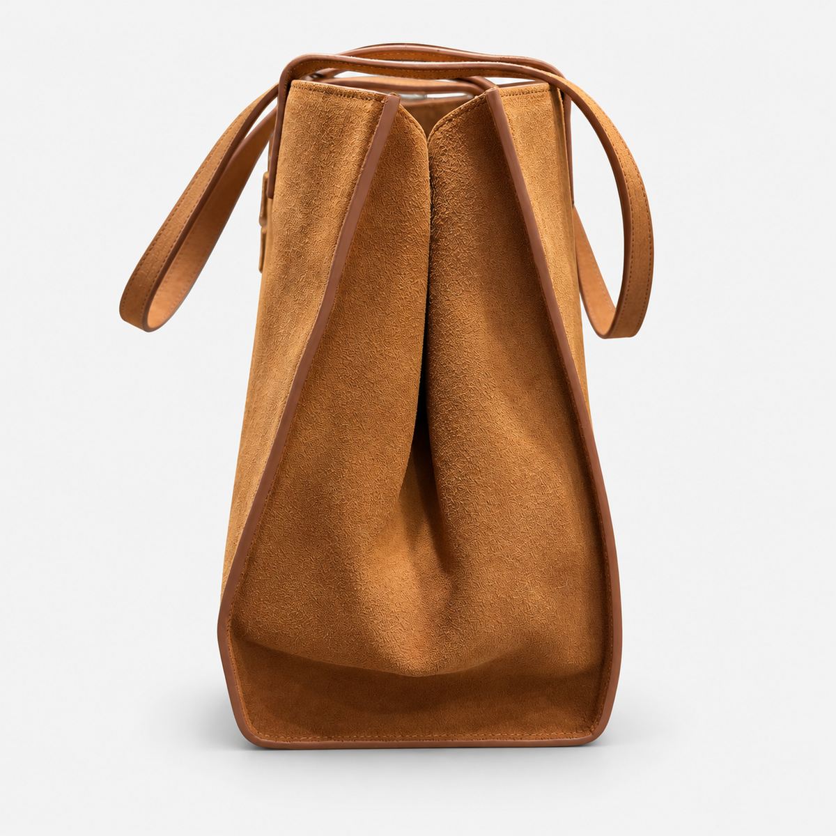 MC2 Saint Barth Borsa Donna Jour Bag in Suede Color Cuoio