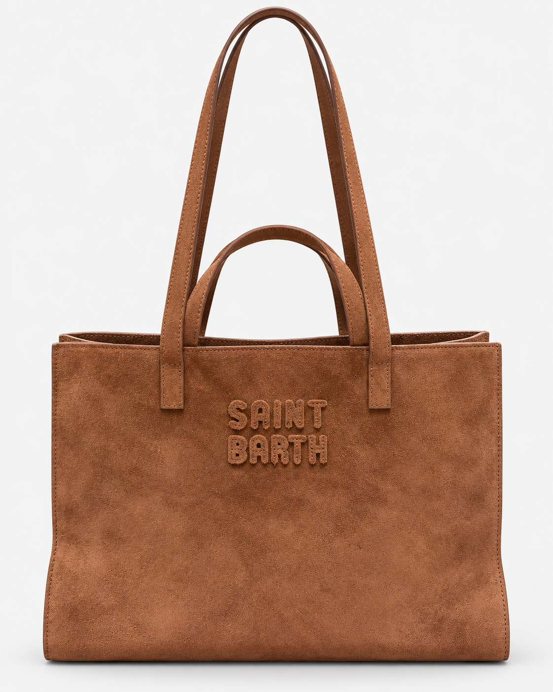 MC2 Saint Barth Borsa Donna Jour Bag Color Cuoio a Mano e a Spalla