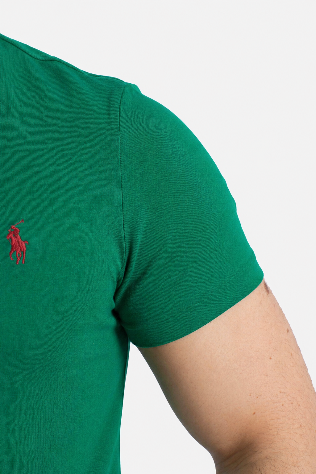 Maglietta in jersey Custom Slim-Fit green