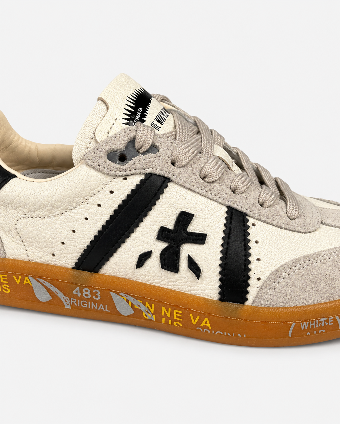 Premiata Bonnie 8123 Sneakers Donna White Black