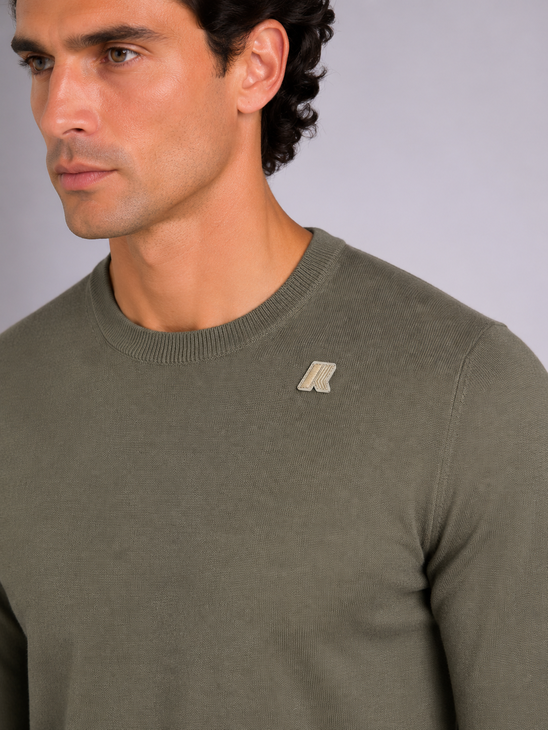Maglia Sebastien merino green sage
