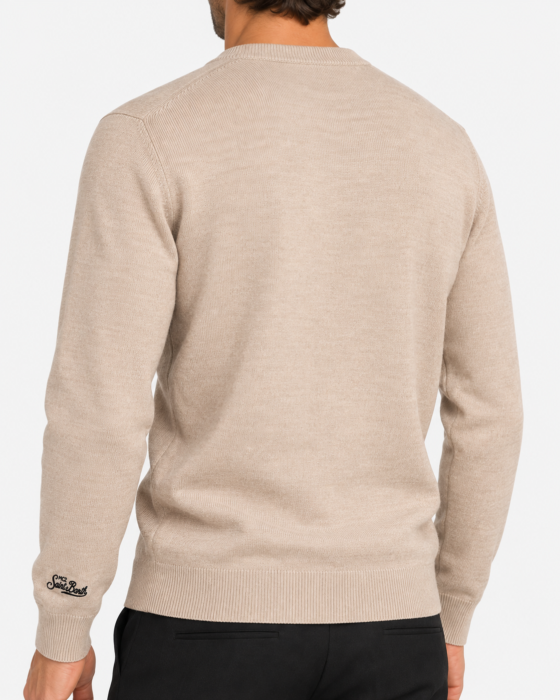 MC2 Saint Barth Maglia Uomo Wall Street Beige