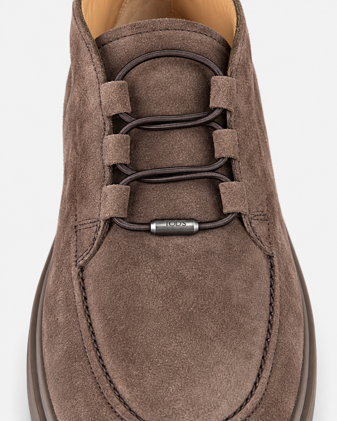 Tod’s Polacchino Uomo in Pelle Scamosciata Marrone