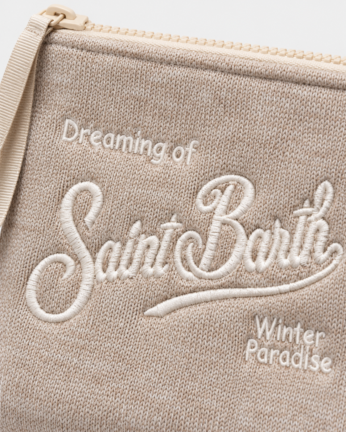 MC2 Saint Barth Pochette Donna Aline Wool Beige