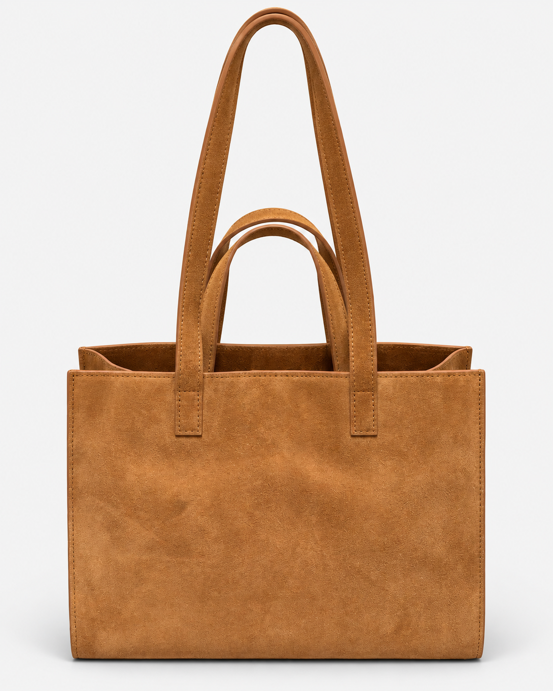 MC2 Saint Barth Borsa Donna Jour Bag Midi Suede Color Cuoio