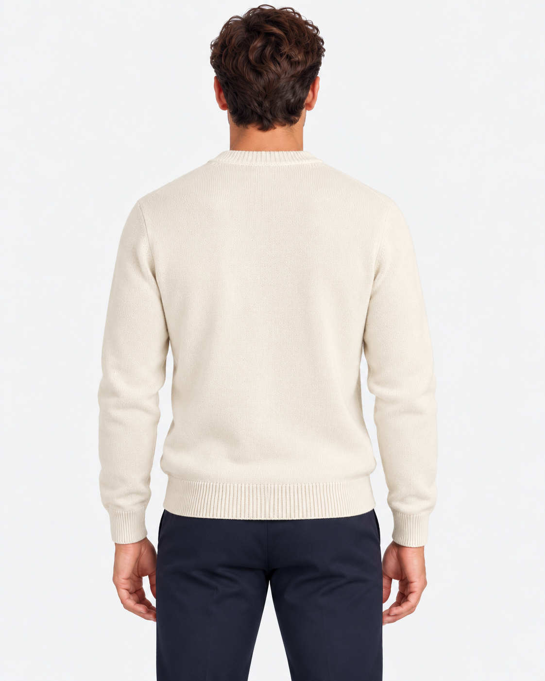 MC2 Saint Barth Maglia Uomo Panda St. Moritz Panna