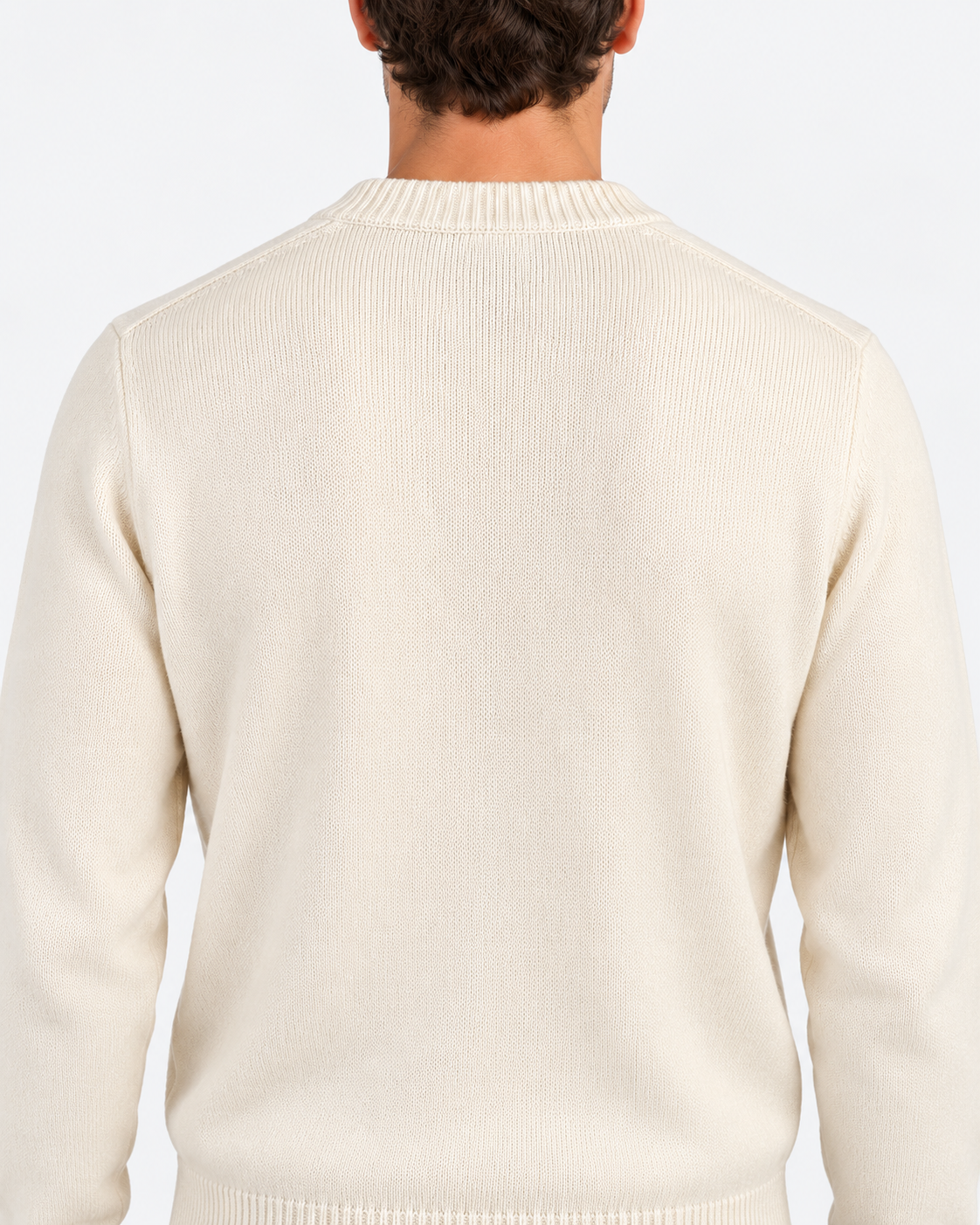 MC2 Saint Barth Maglia Uomo Cortina J’Arrive Panna