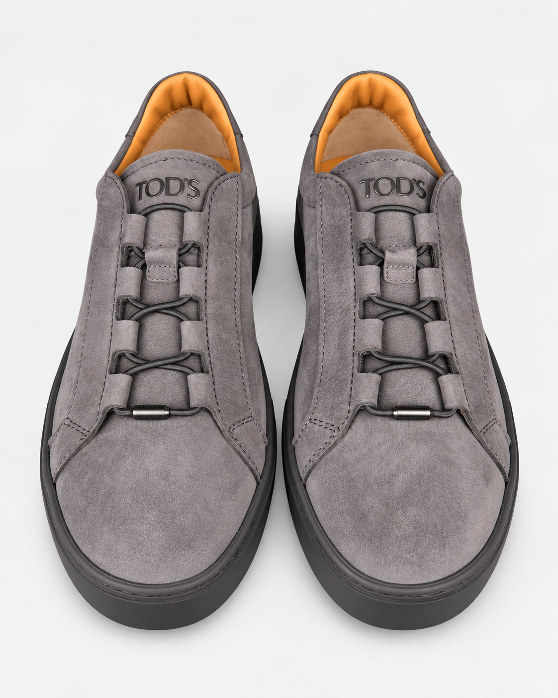 Tod's Sneakers uomo in nabuk di vitello grigio