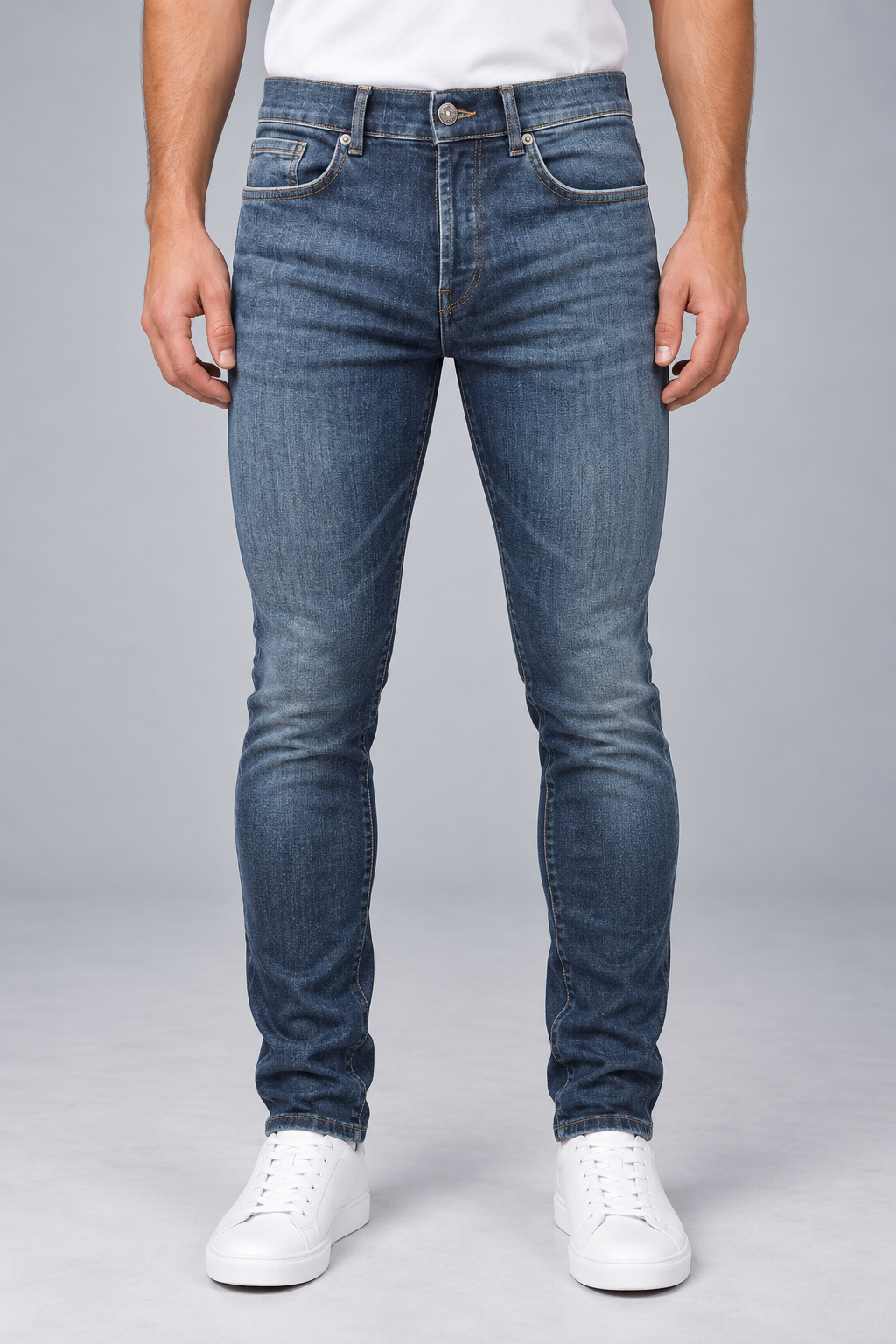 Dondup Jeans Uomo George Slim Fit Blue