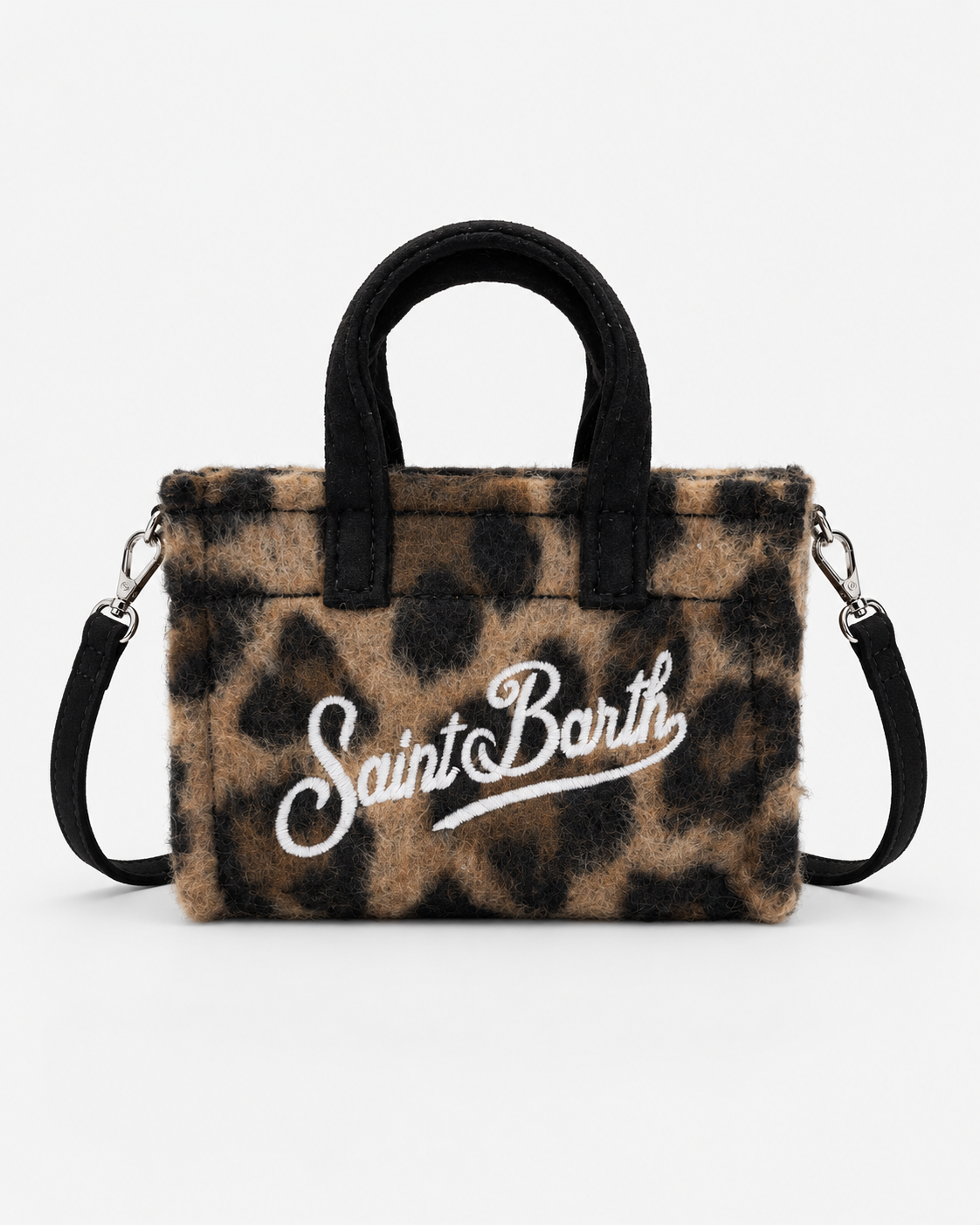 MC2 Saint Barth Key Bag Donna Felt Leo Leopardata con Tracolla