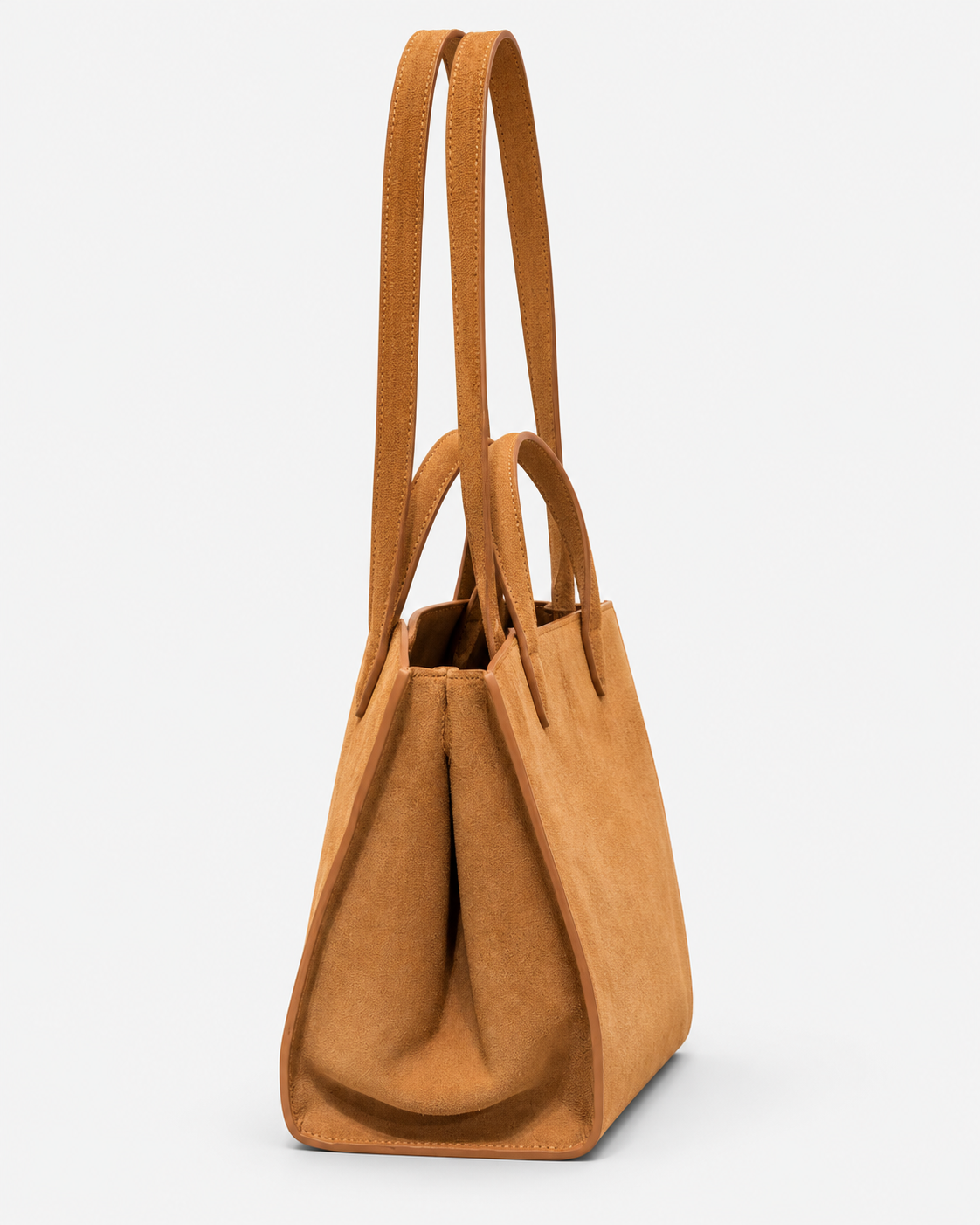 MC2 Saint Barth Borsa Donna Jour Bag Midi Suede Color Cuoio