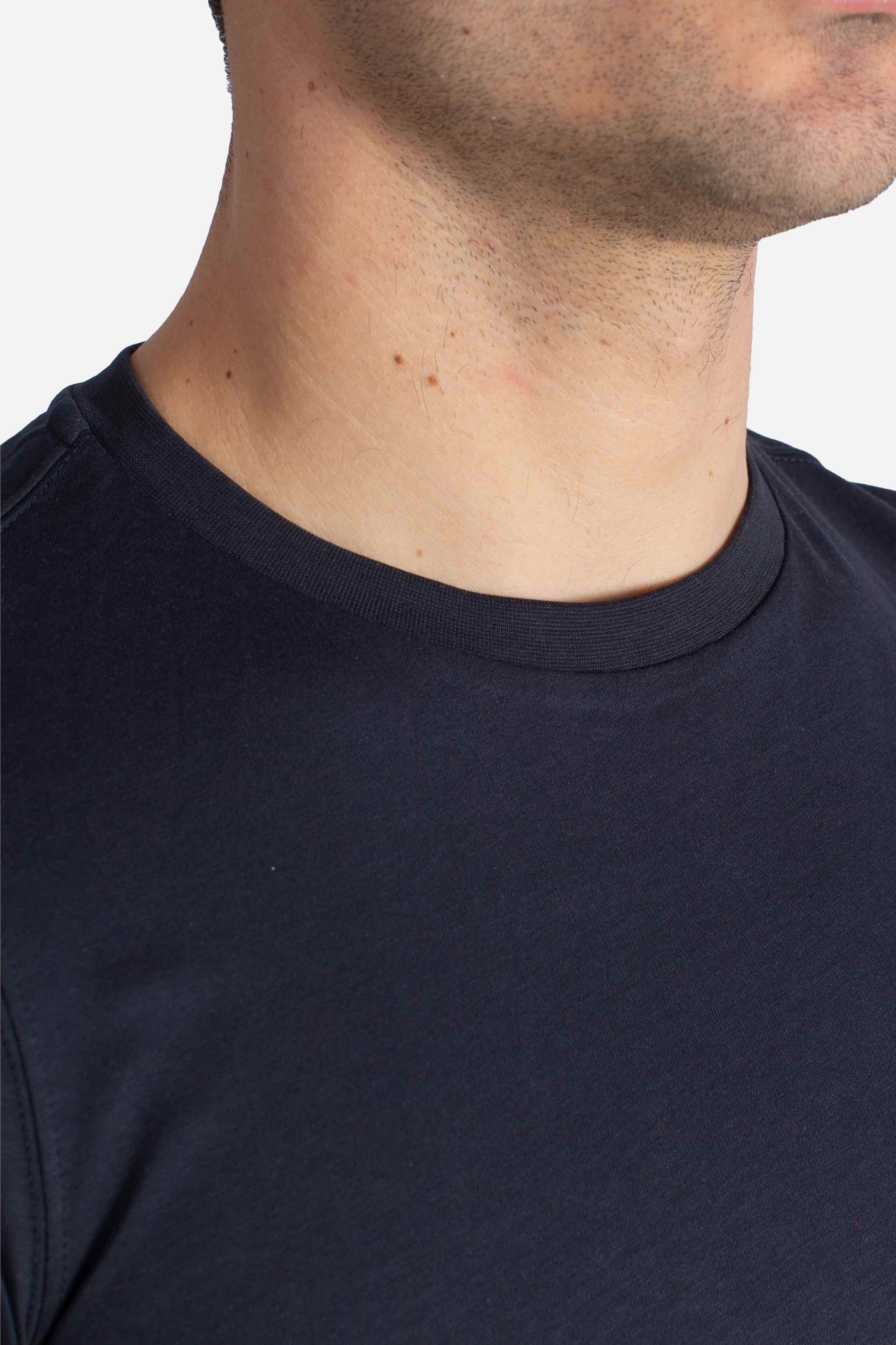 T-shirt Leonide con logo blue depth