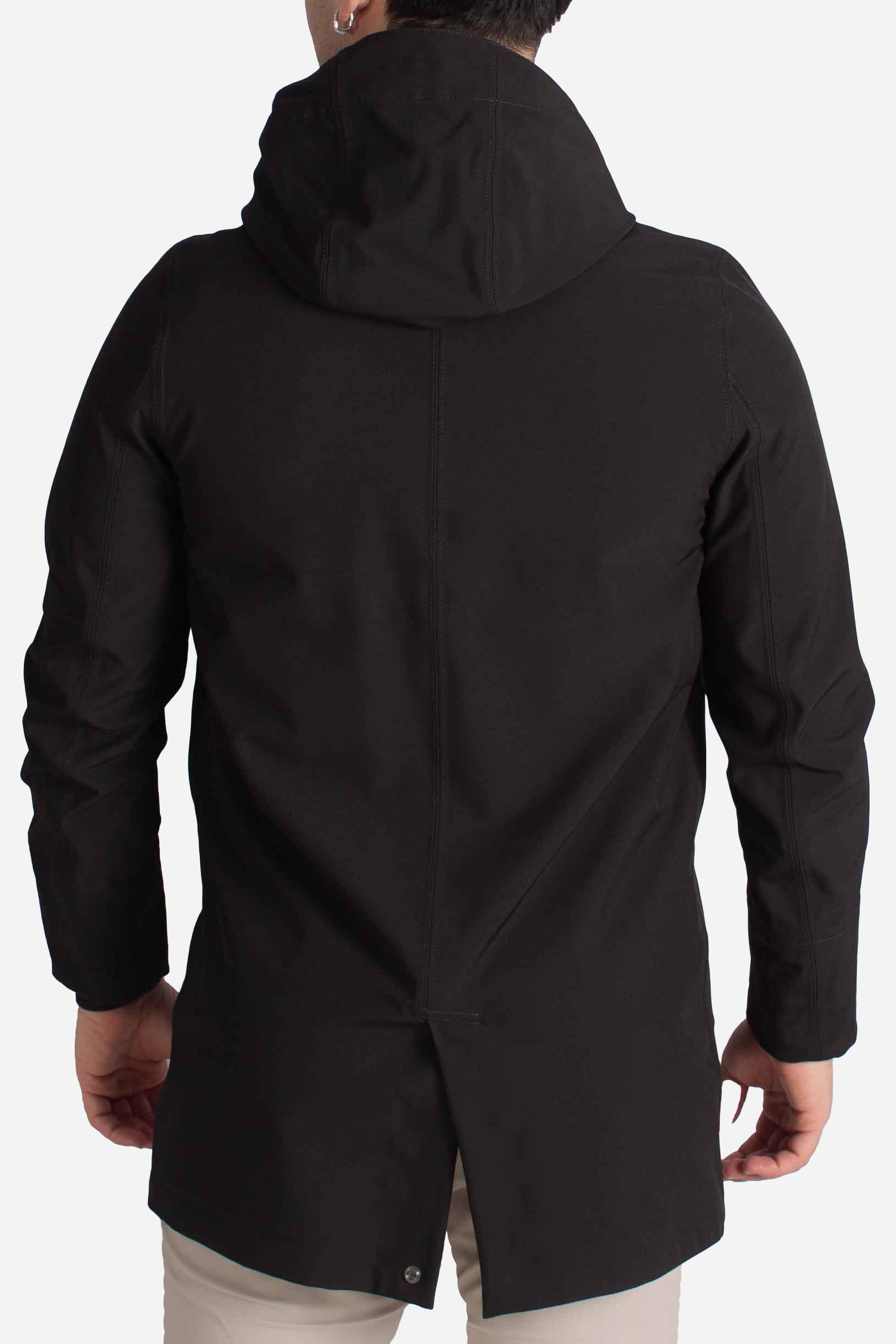 Parka Tommy Bonded Jersey black pure