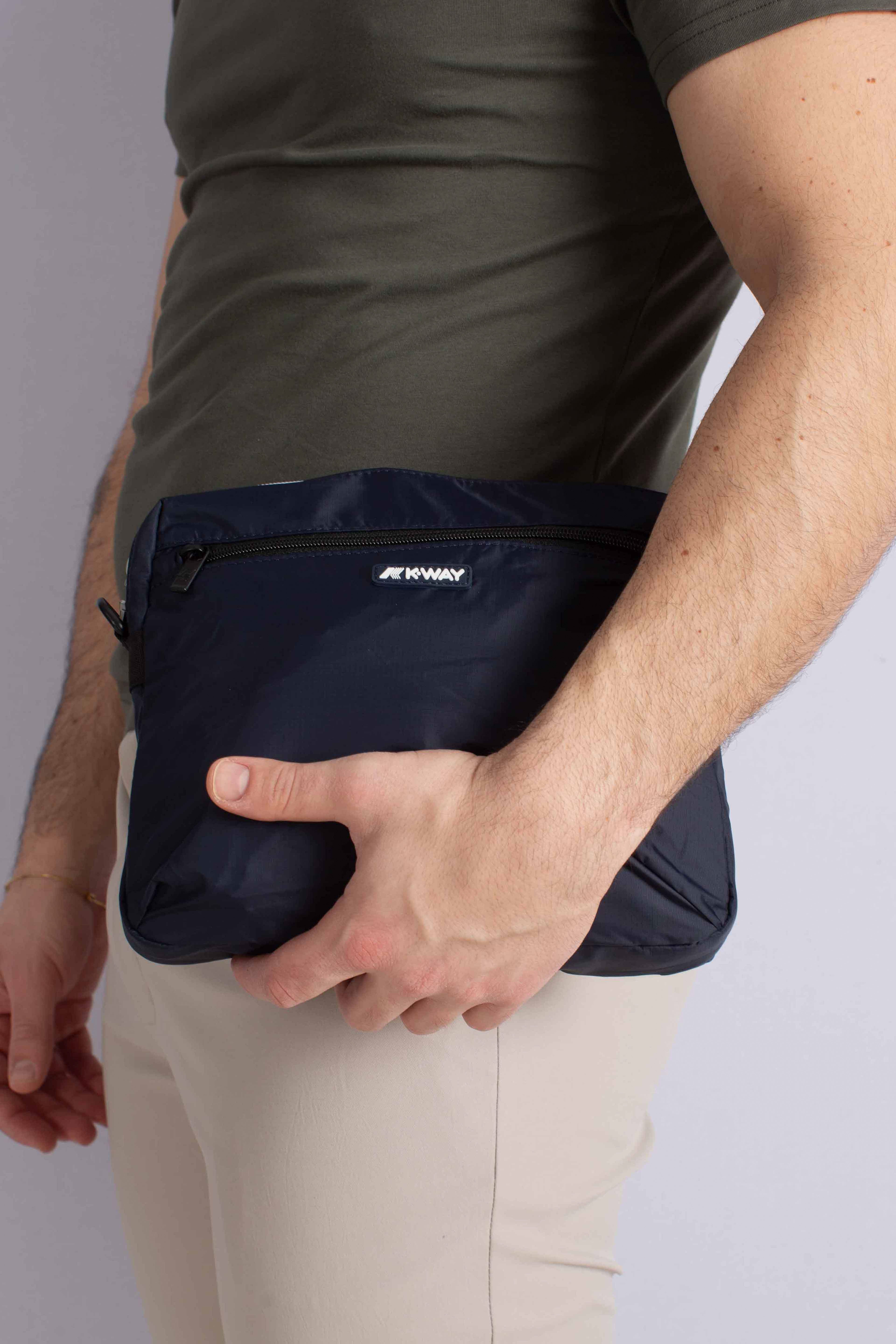 Borsa Moire Impermeabile Unisex blue depth