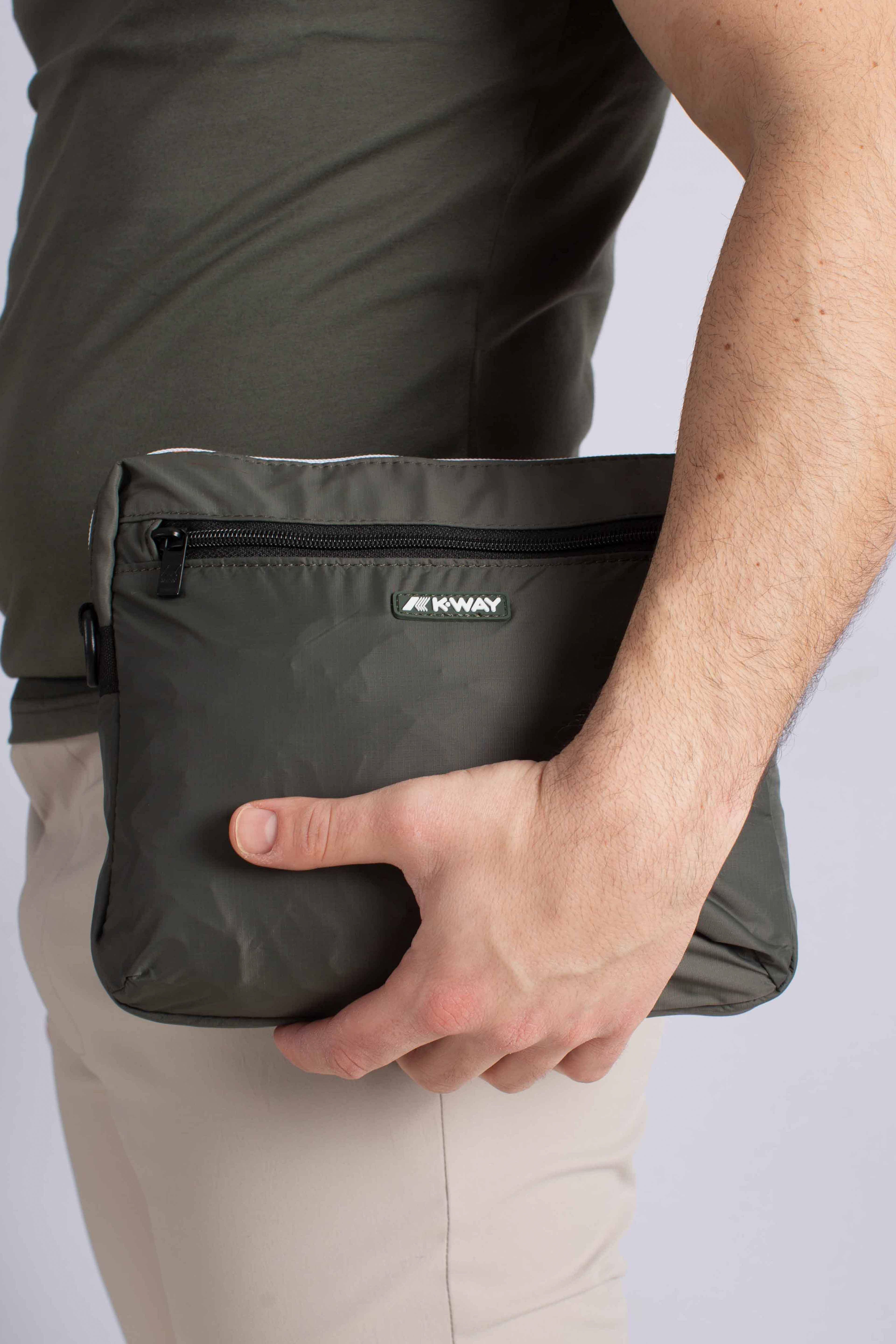 Borsa Moire Impermeabile Unisex green blackish