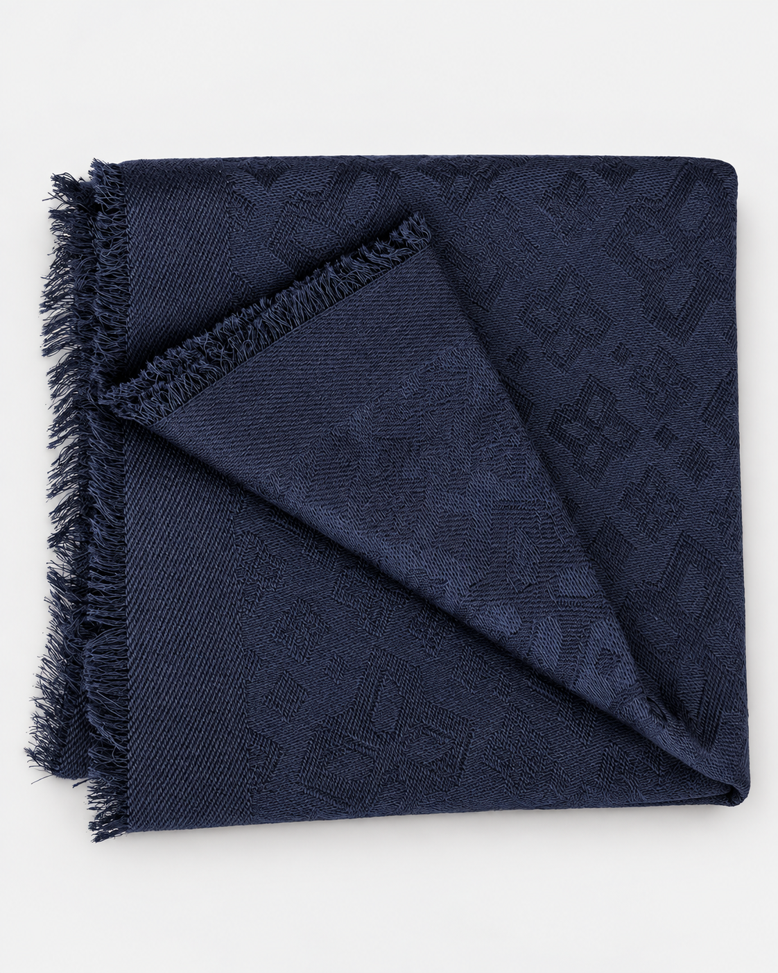 Tagliatore Sciarpa uomo in lana blu
