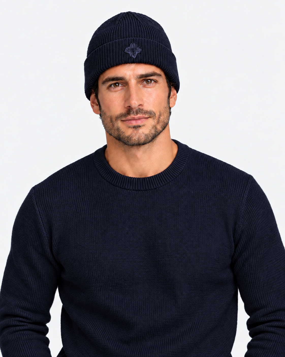 Tagliatore Cappello Grouse in lana blu
