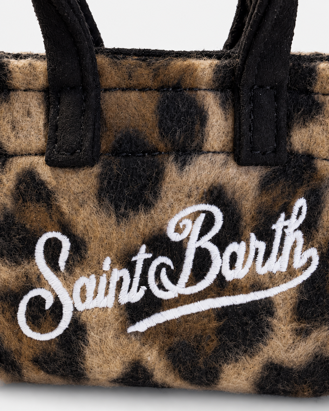 MC2 Saint Barth Key Bag Donna Felt Leo Leopardata con Tracolla