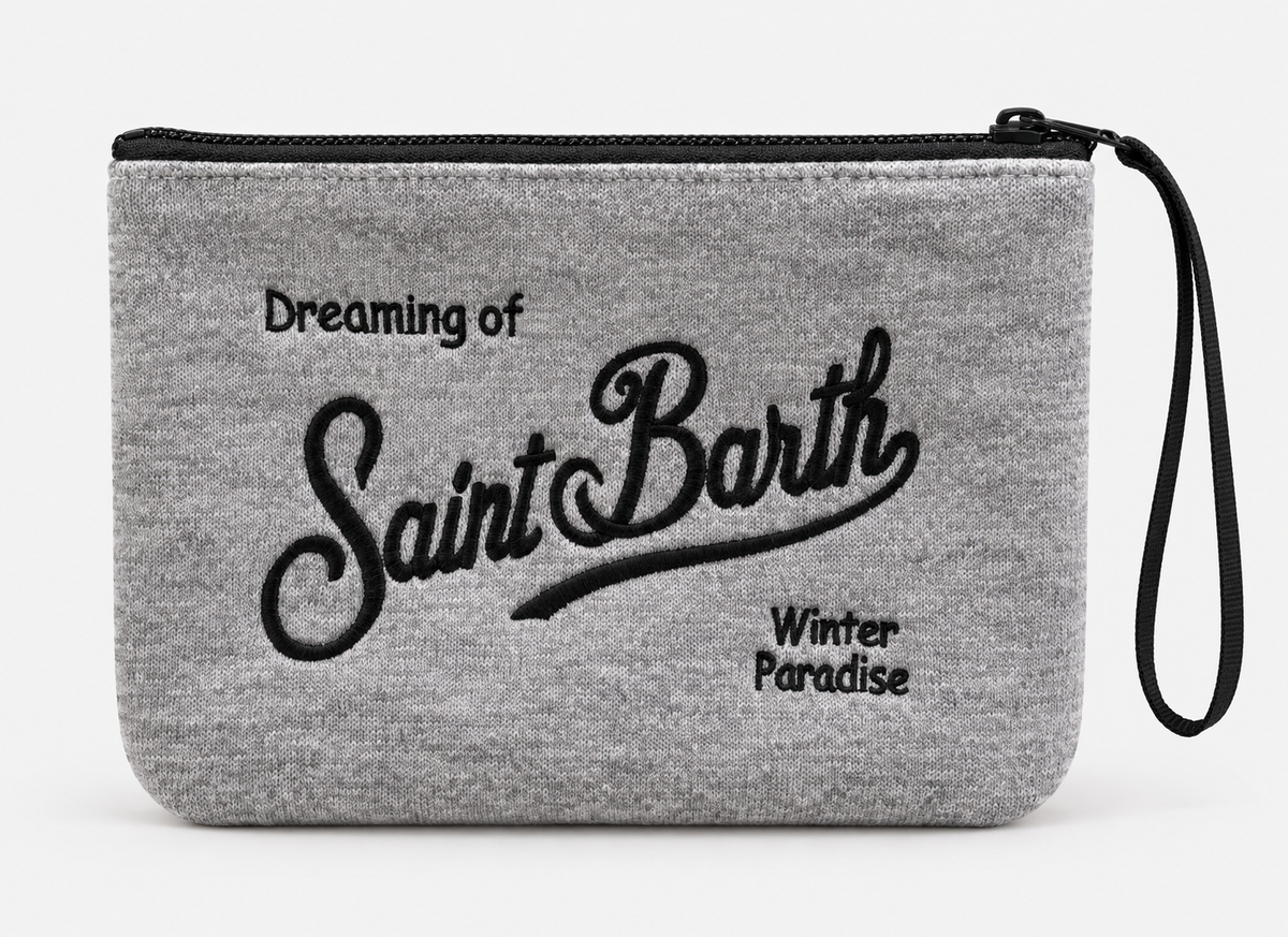 MC2 Saint Barth Pochette Uomo Aline Wool Grigio Mélange