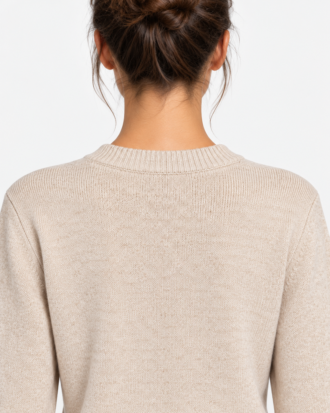 MC2 Saint Barth Maglia Donna New Queen Diva Beige in Misto Lana e Cashmere