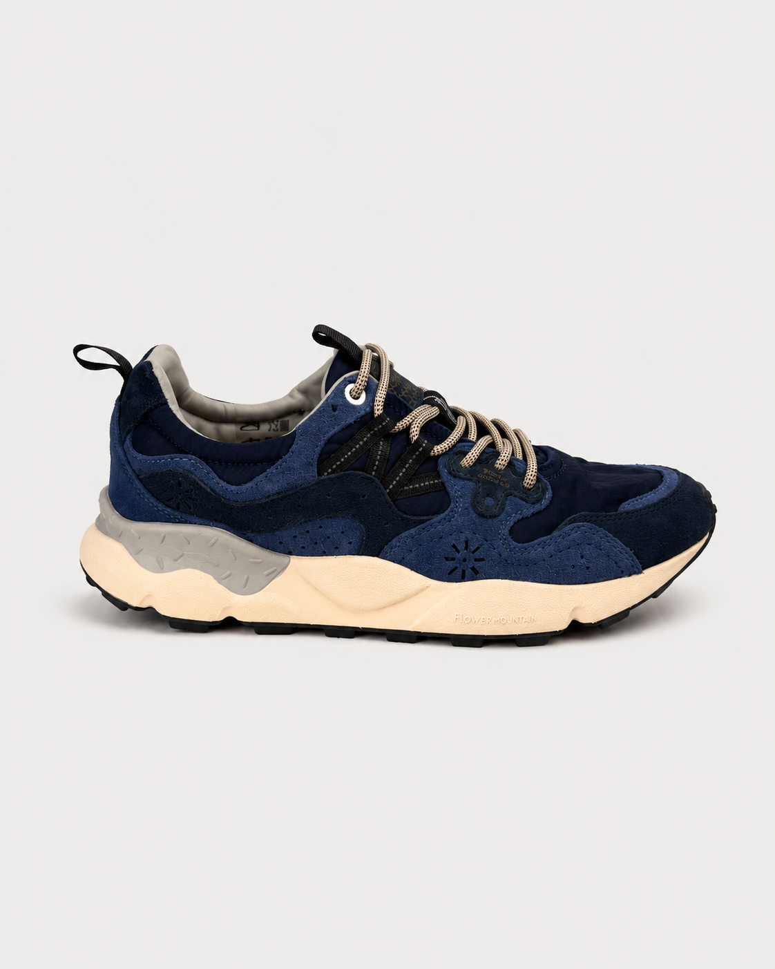 Flower mountain sneakers uomo Yamano 3 blue- bluette