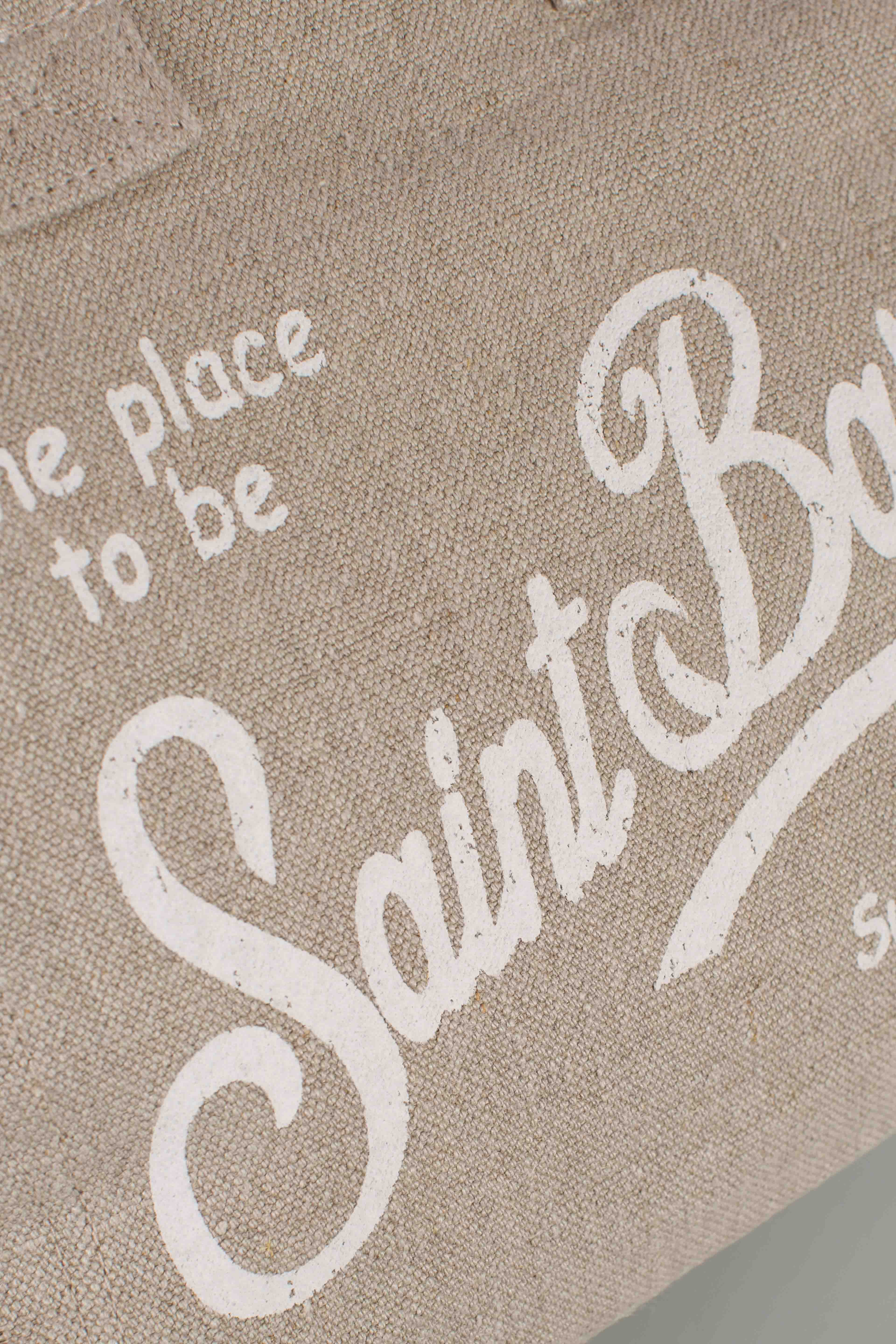 Borsa Colette in lino beige