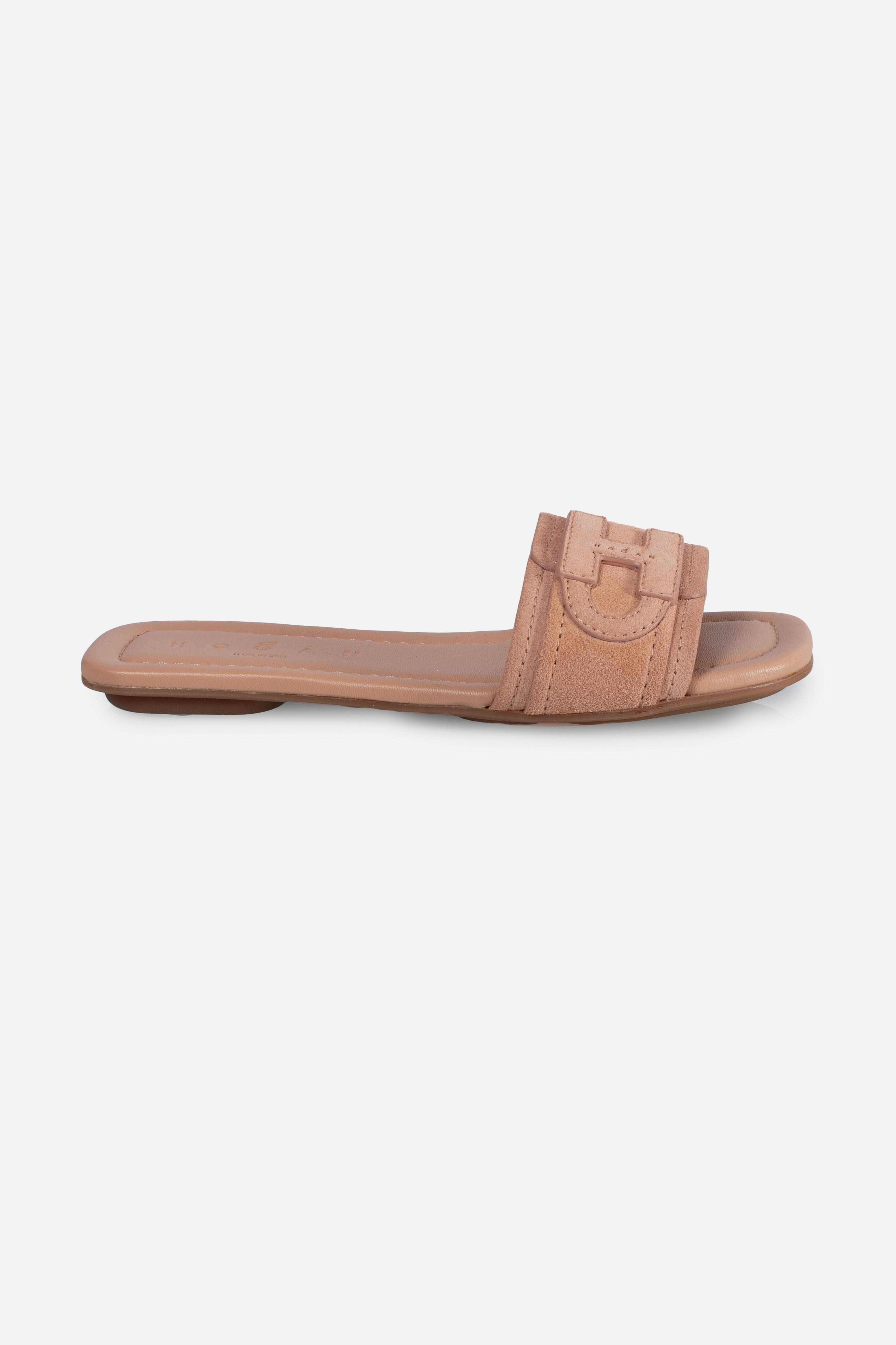 Sandali Flat Hogan H685 marrone