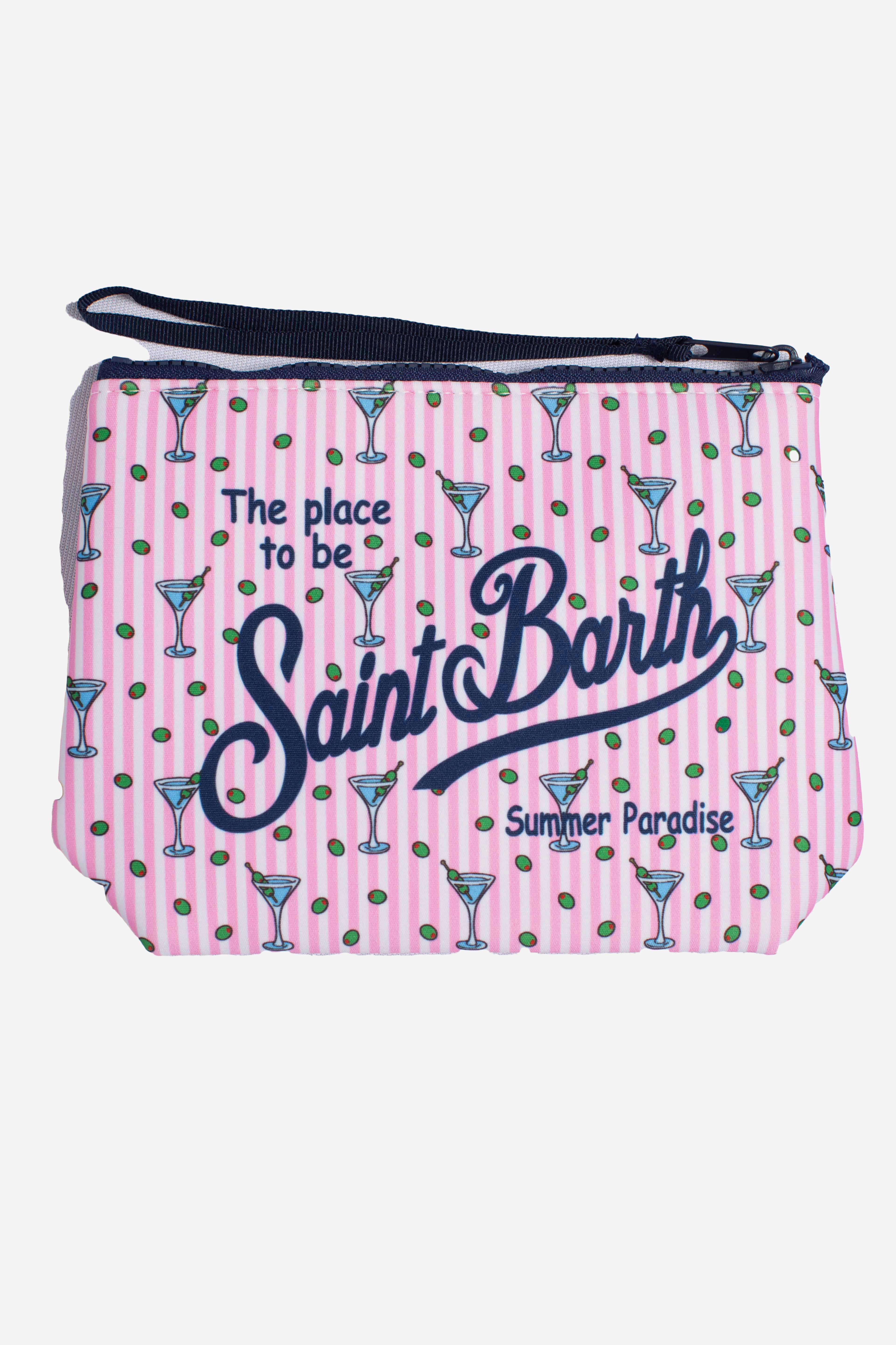 ALINE POCHETTE DRY COCKTAILS STRIPES