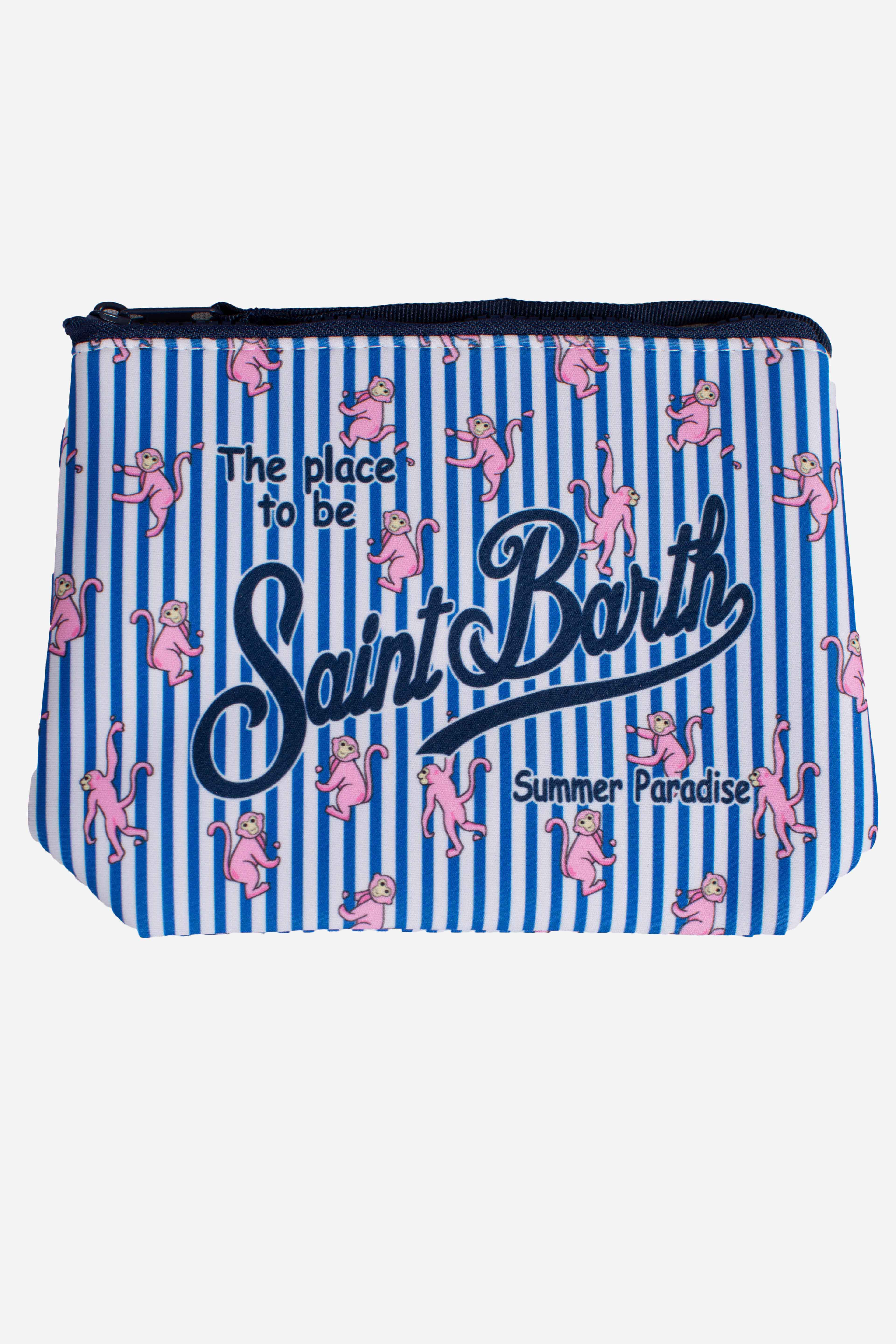 POCHETTE ALINE MONKEYS STRIPES