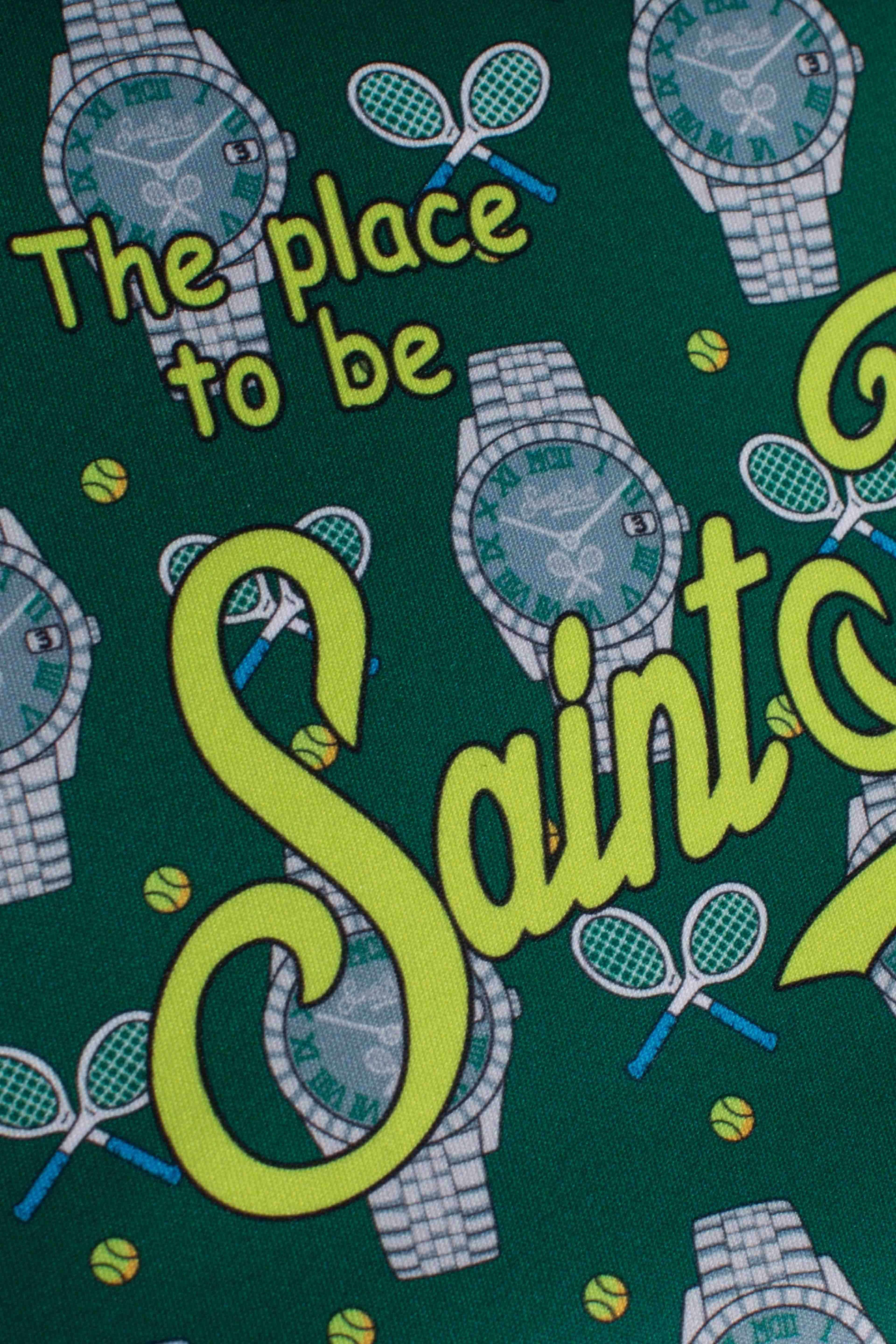 Pochette Aline in scuba tennis clock