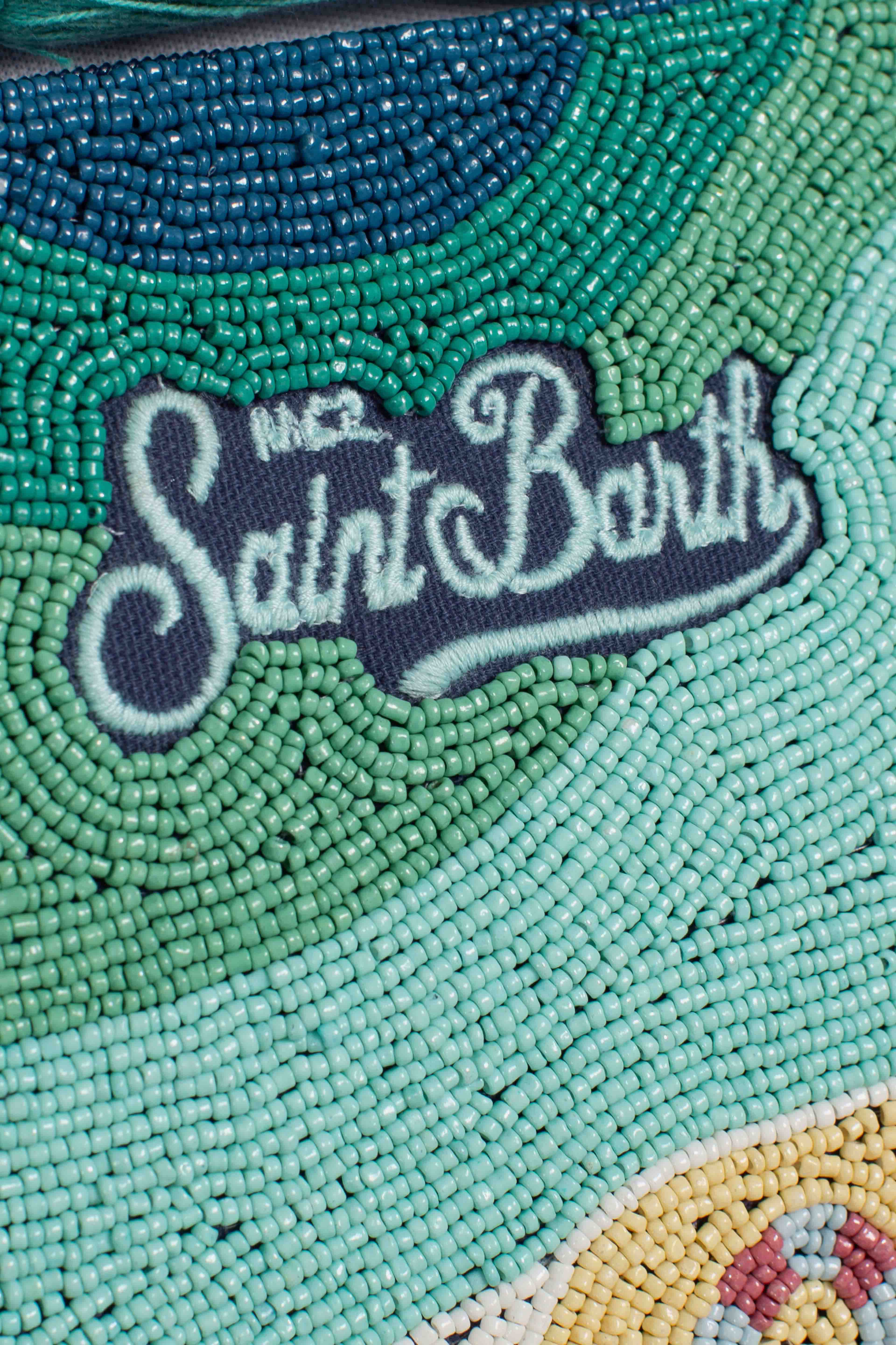 Pouch pearl saint barth beach in perline