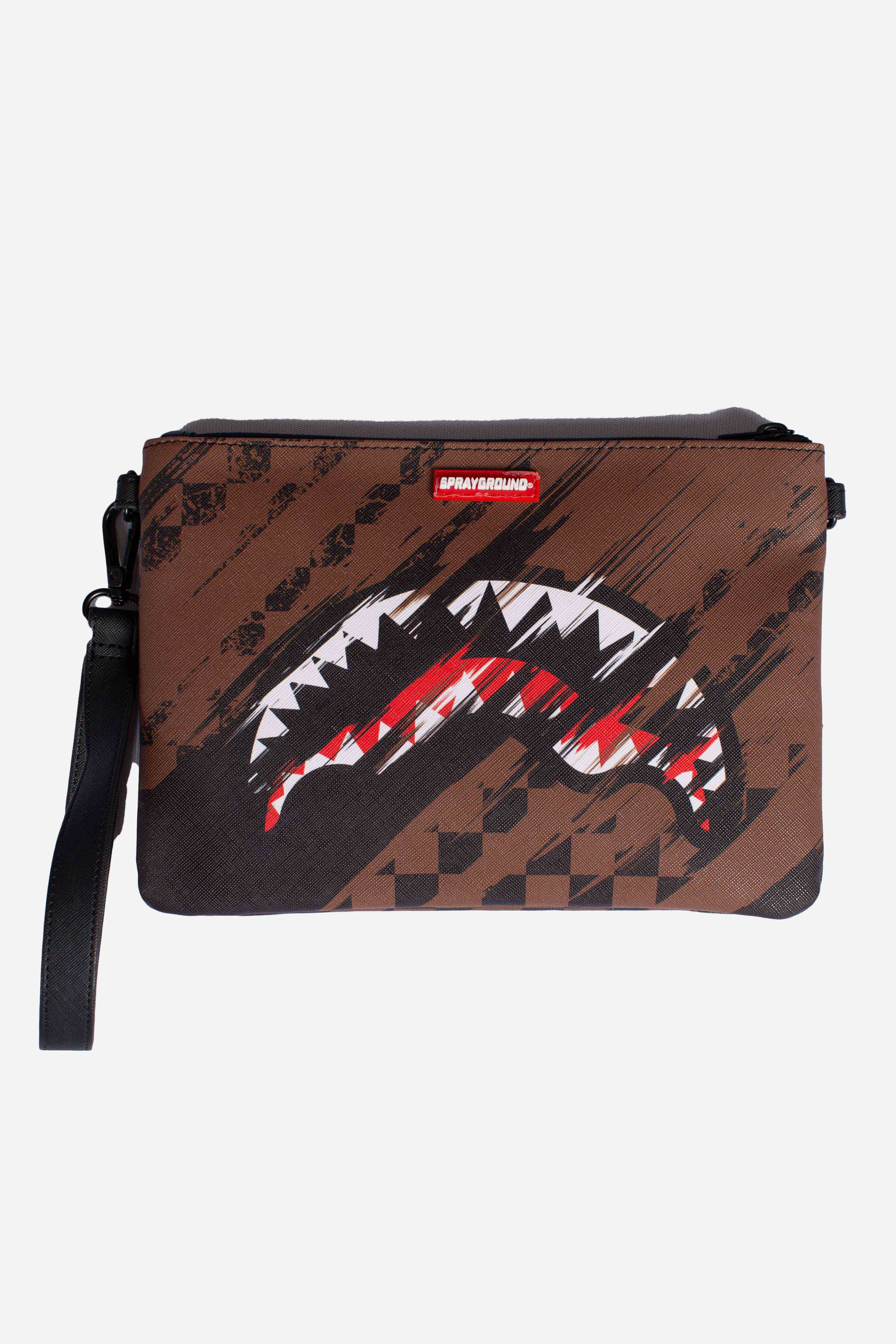 POCHETTE SMEARED GRUNGE CROSSBODY POUCHETTE