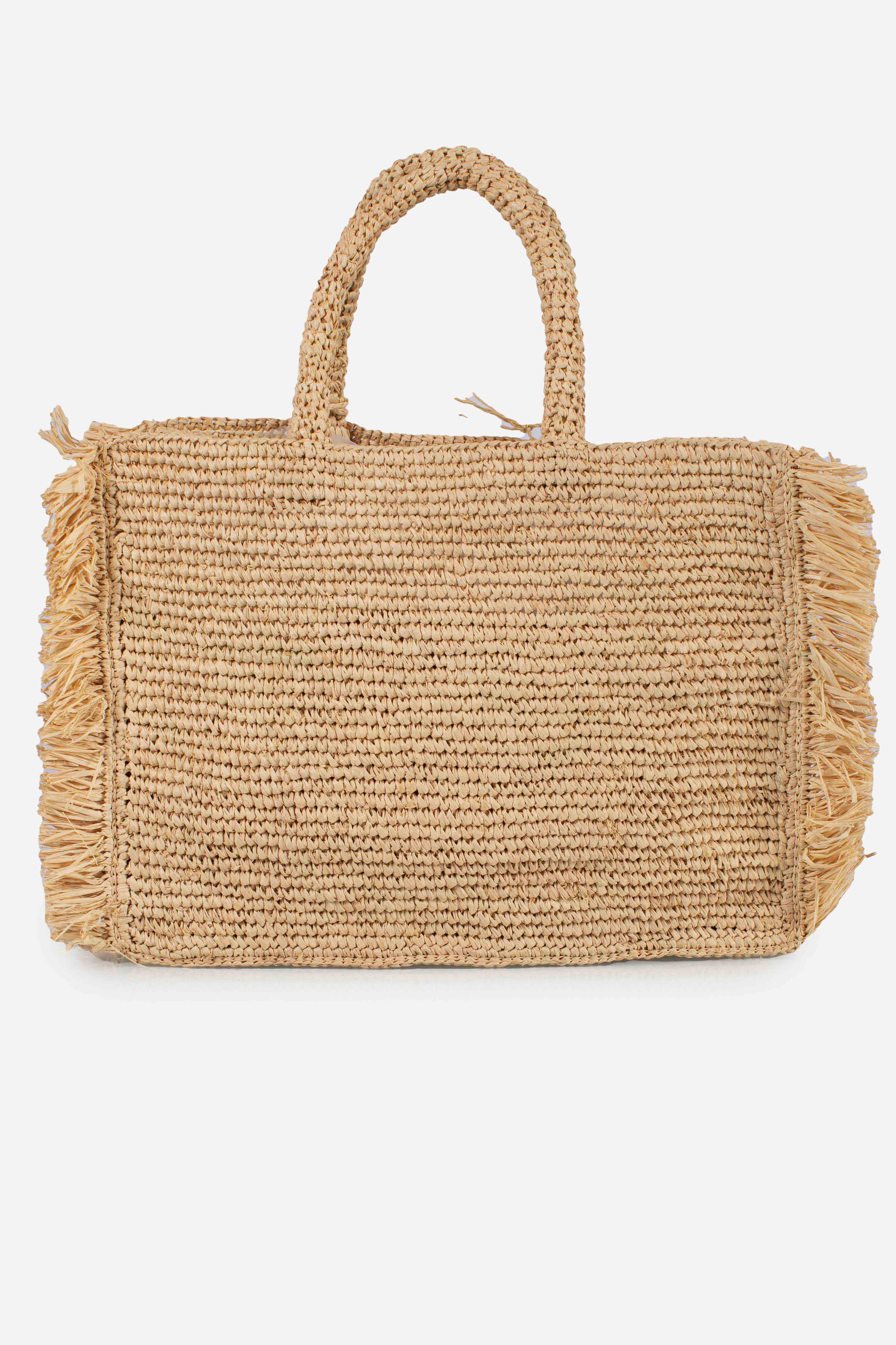Borsa mc2 saint barth in rafia naturale