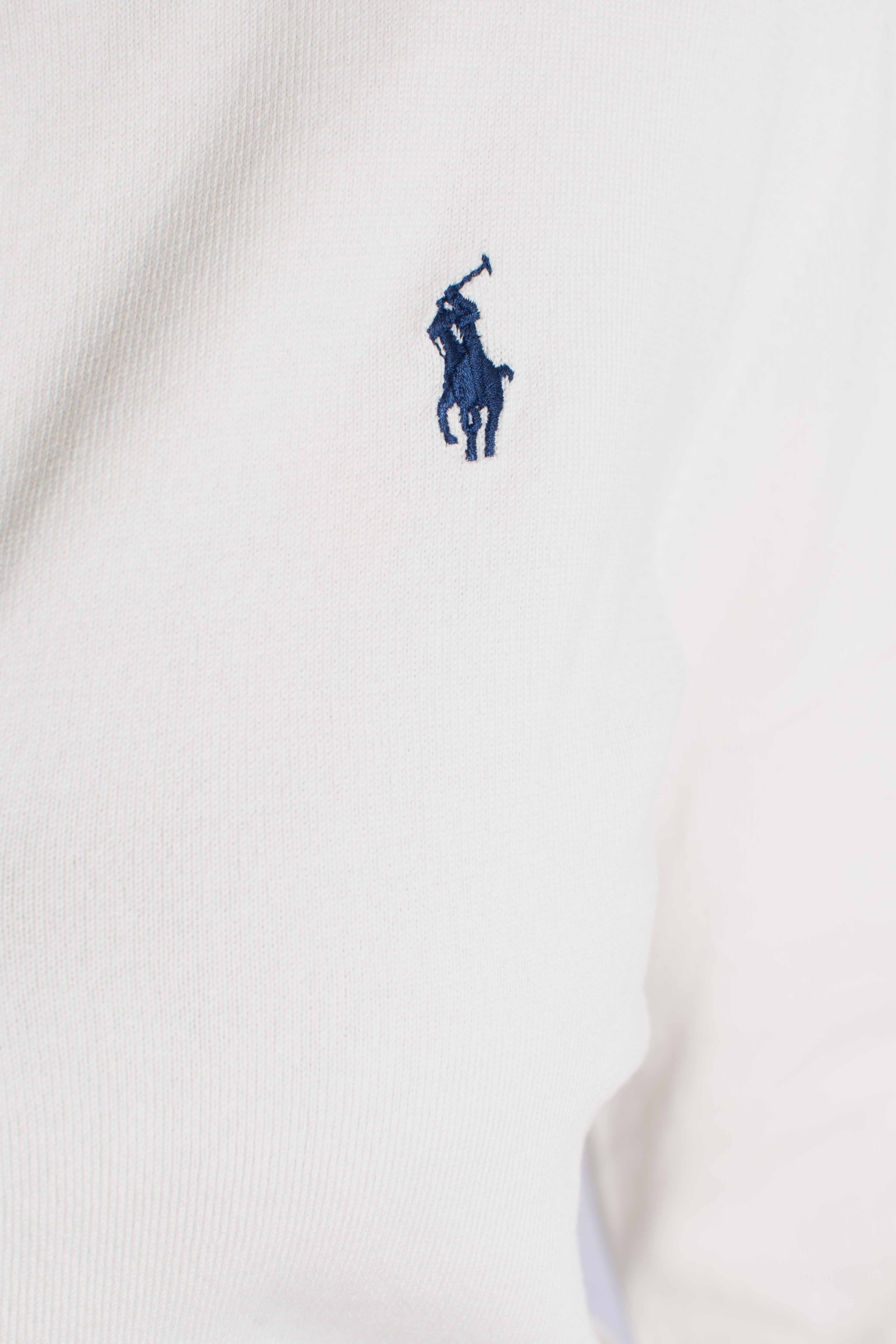 Cardigan girocollo in misto cotone elasticizzato cream