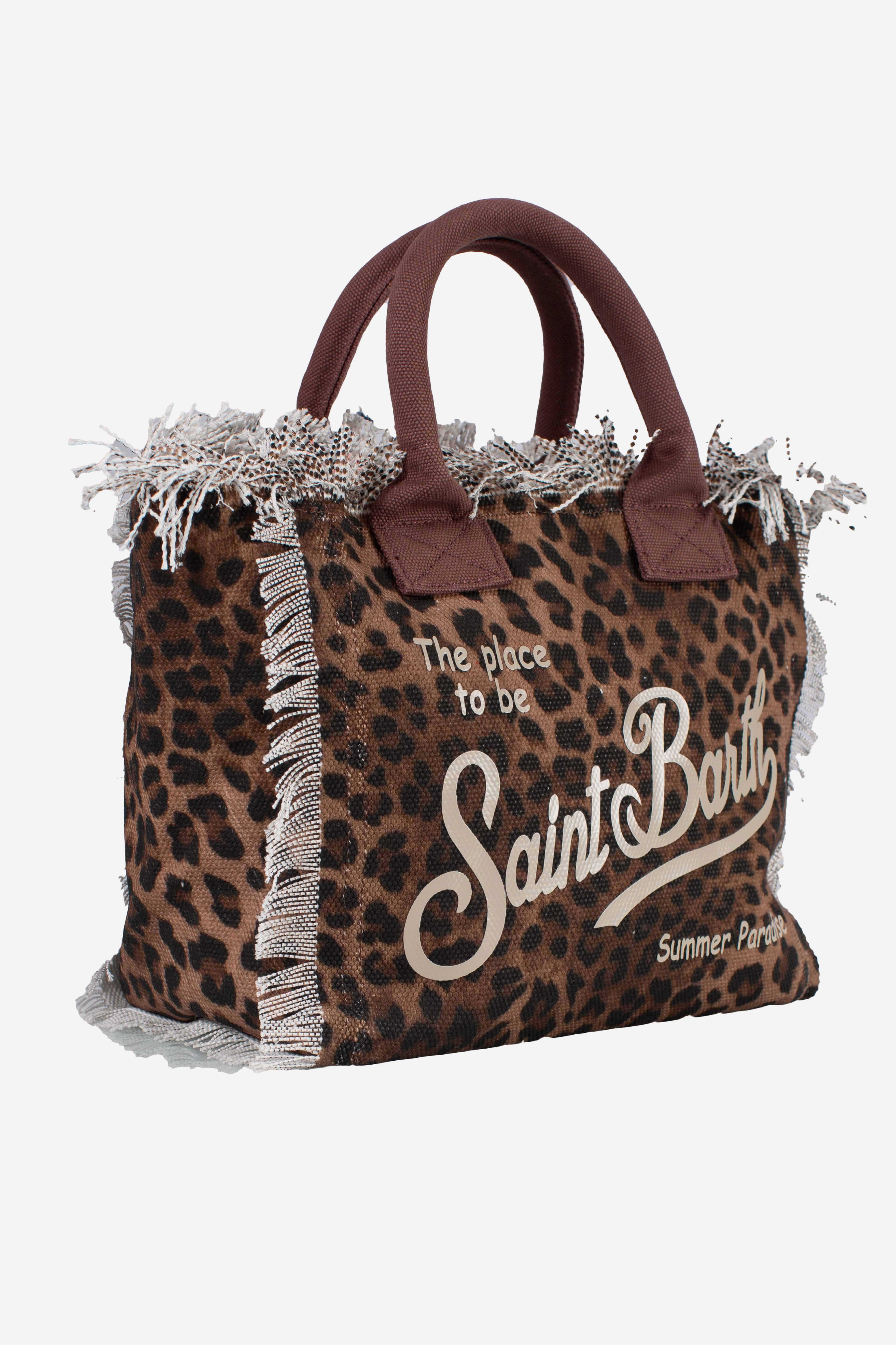 Borsa Colette con stampa leopardata