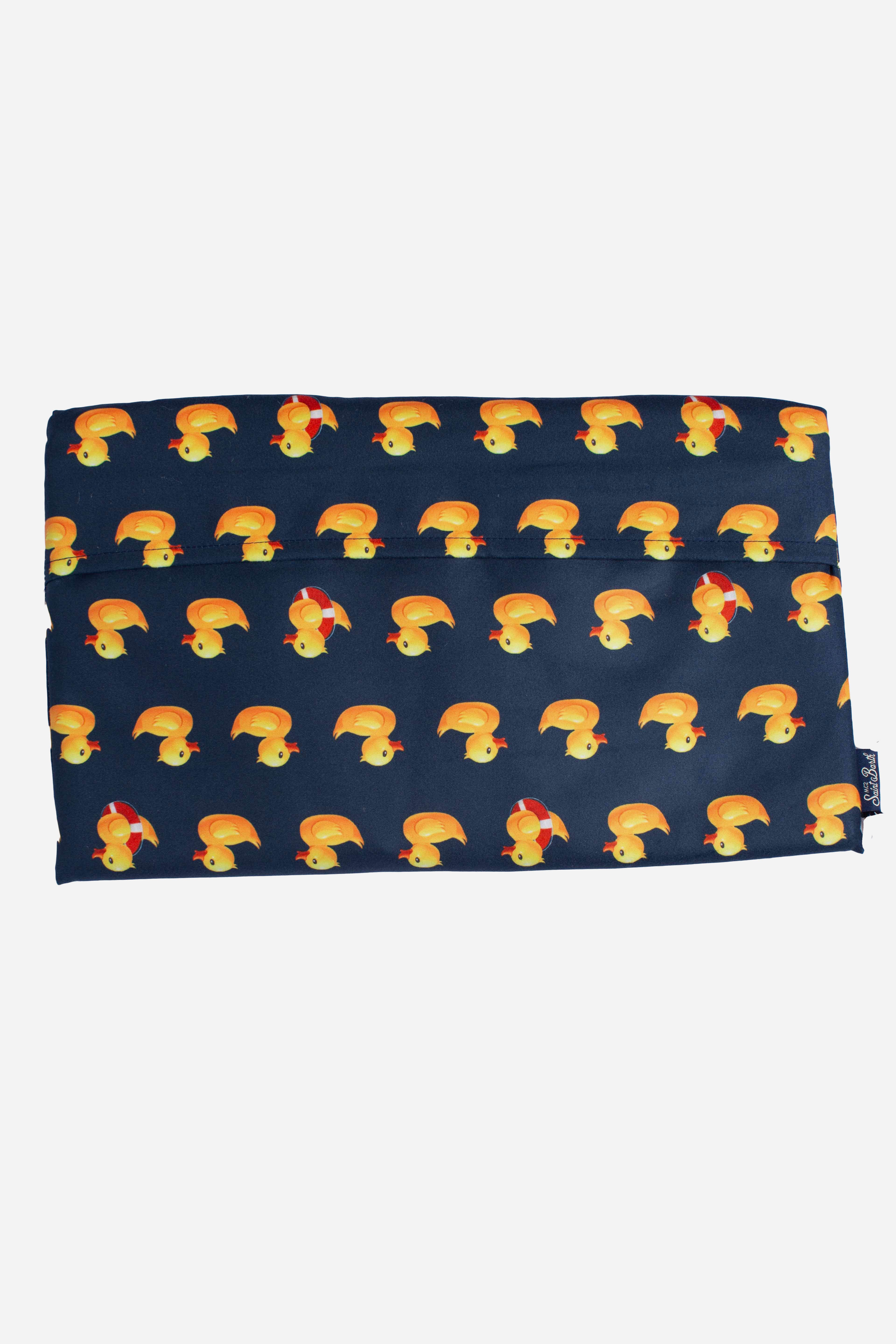 Telo mare Aidan con stampa Ducky e logo