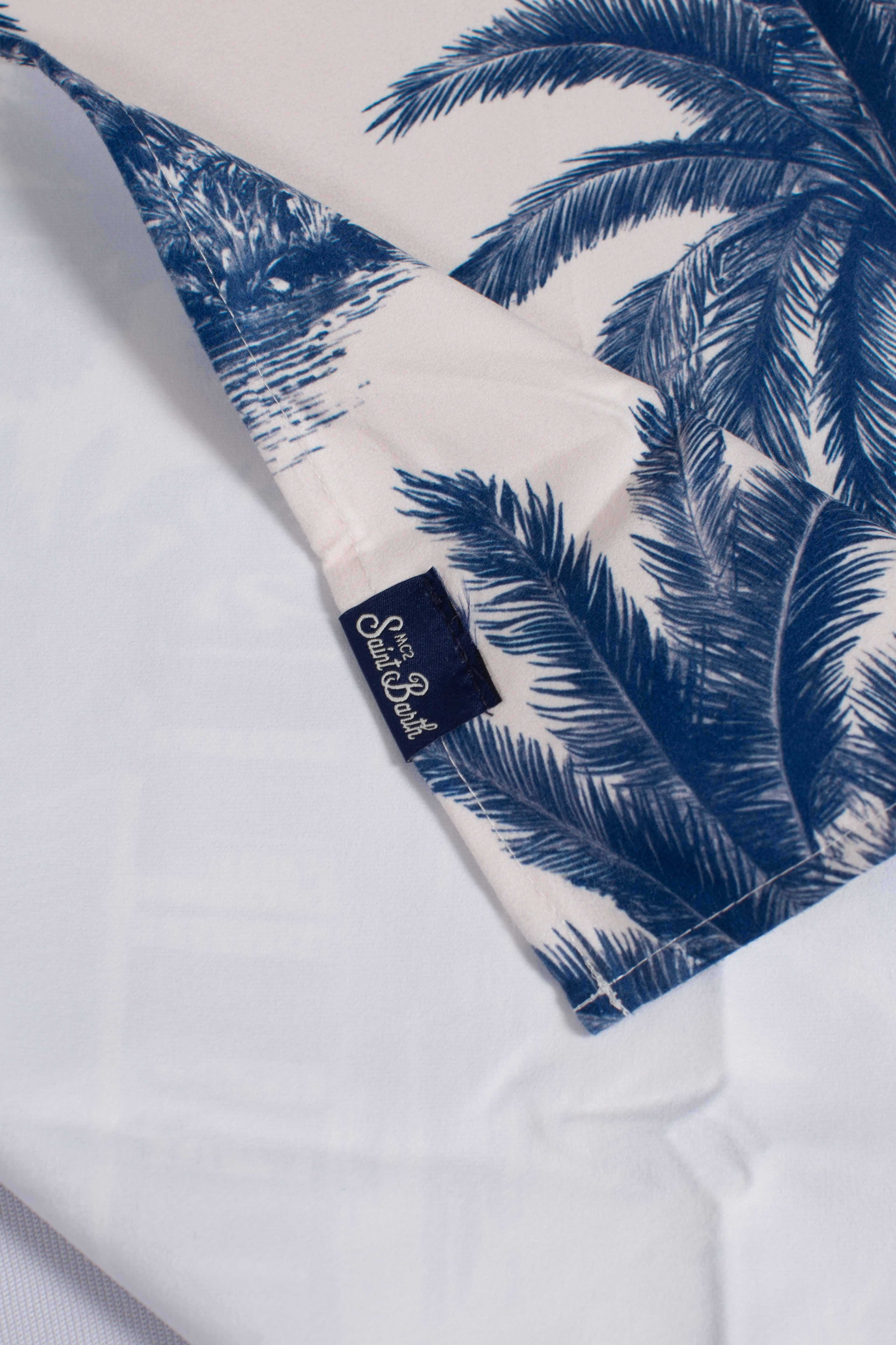 Telo mare Aidan con stampa toile de Jouy e logo | Special edition