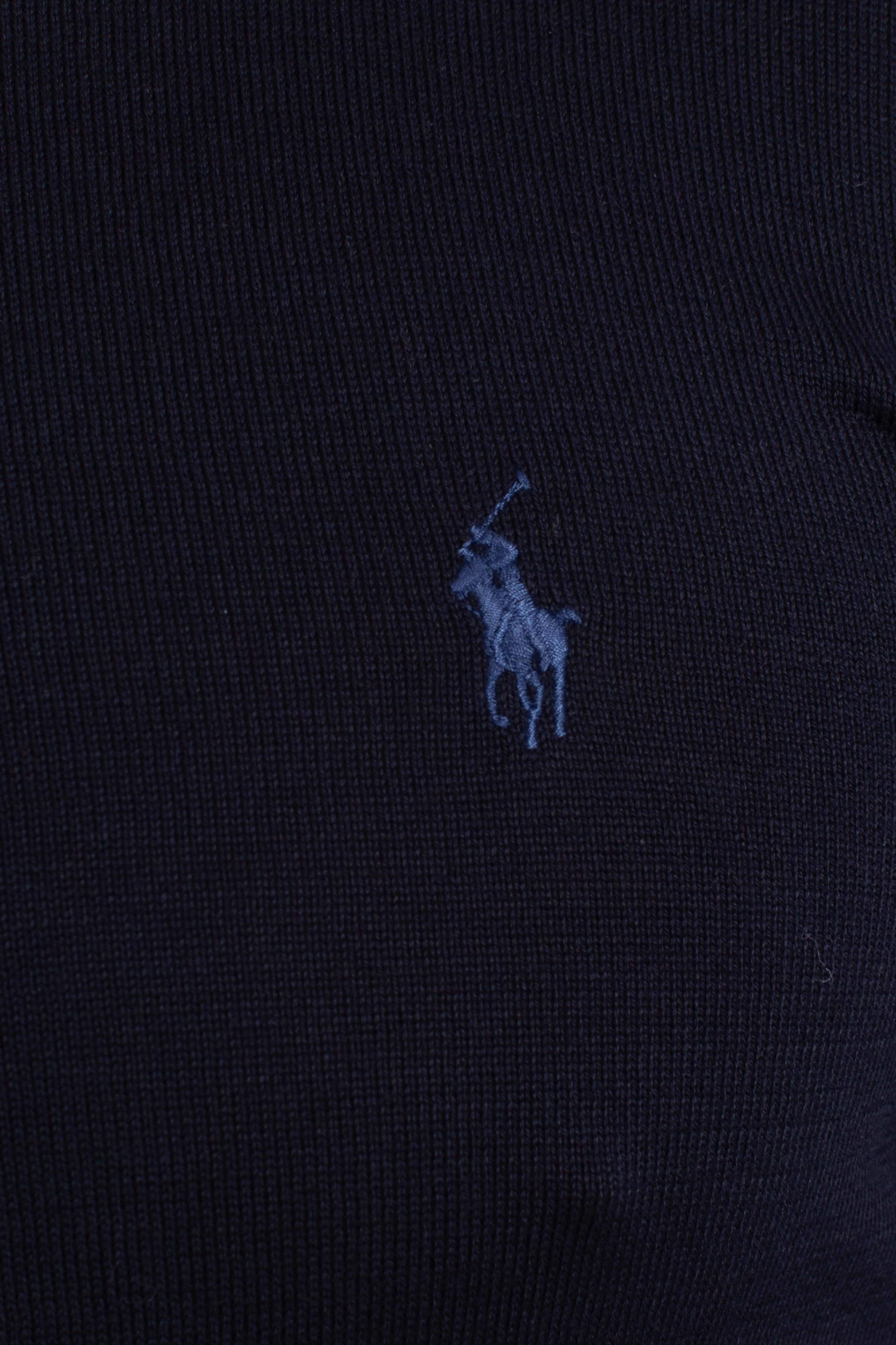 Maglia in cotone Slim-Fit blu