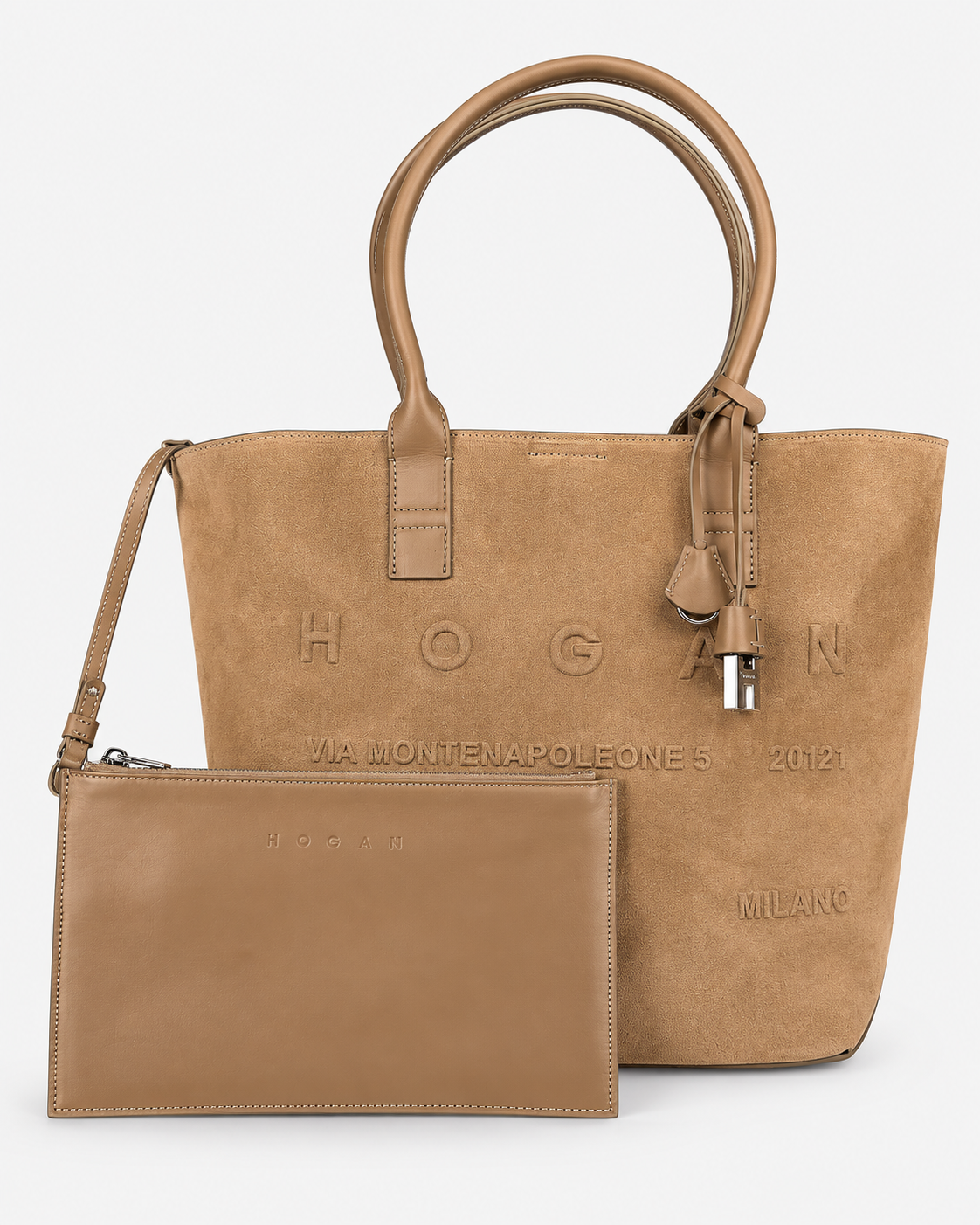 Hogan Borsa donna Shopping Address Piccola Beige
